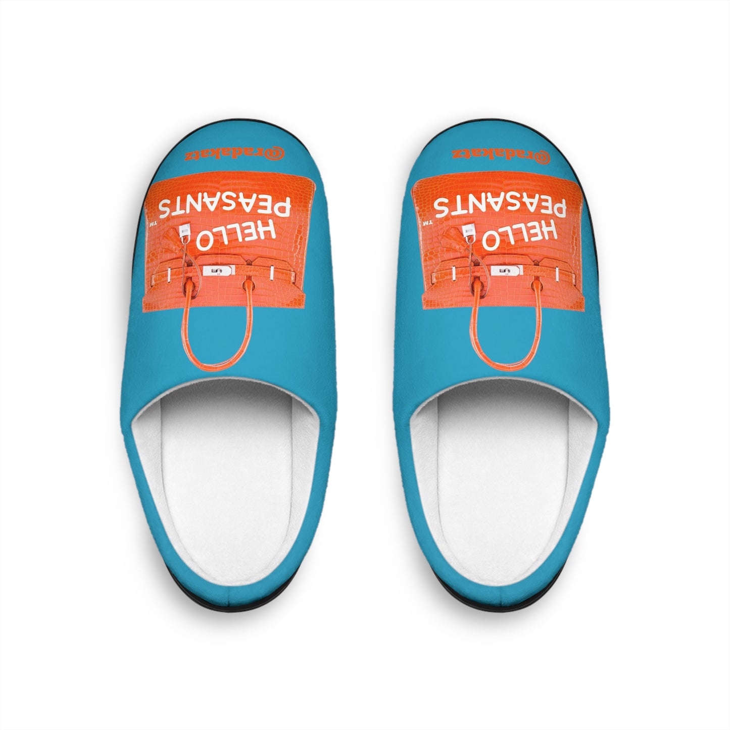 HELLO PEASANTS ™ Women's Indoor Designer Slippers by @radakatz
