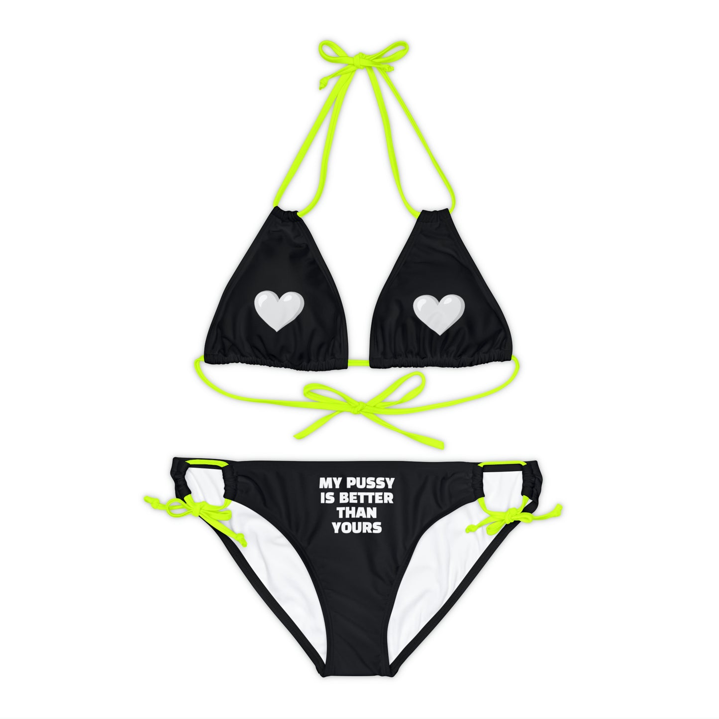 HELLO PEASANTS ™ Best Pussy Strappy Designer Bikini Set by @radakatz