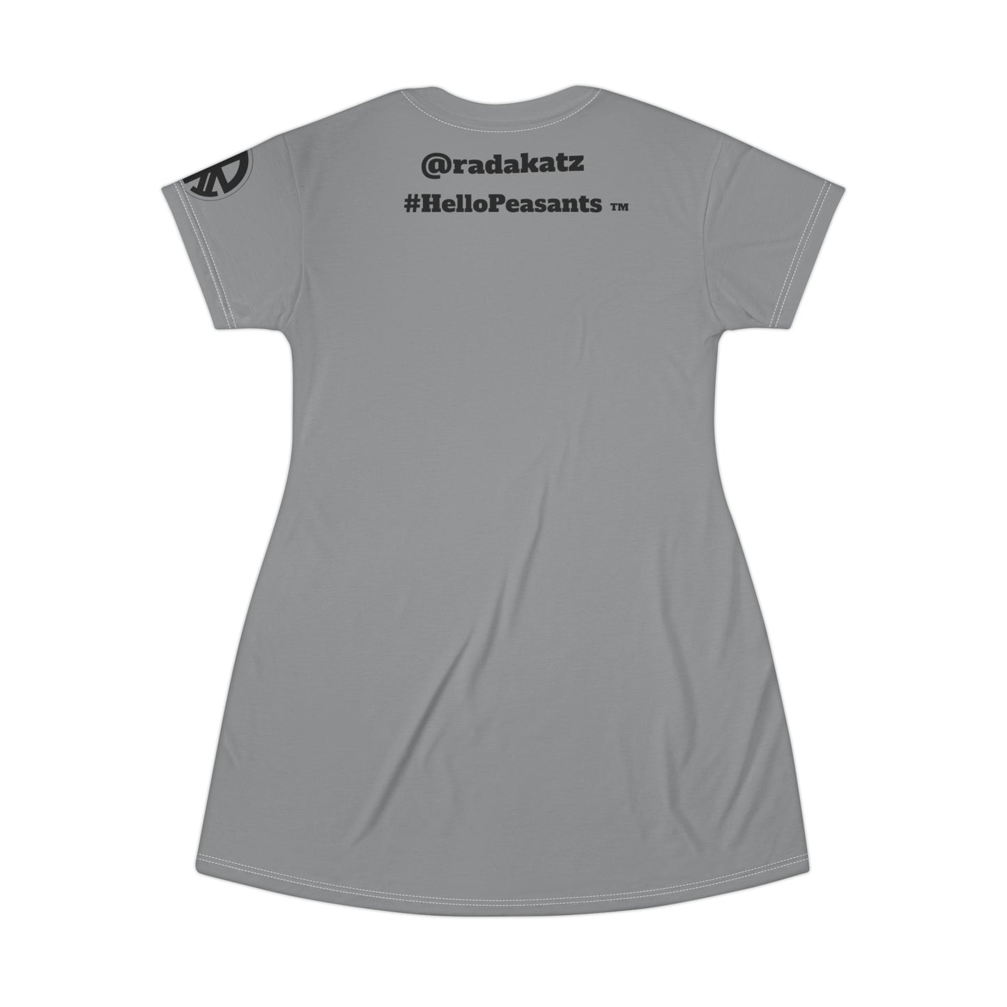 HELLO PEASANTS ™ T-Shirt Dress by @radakatz