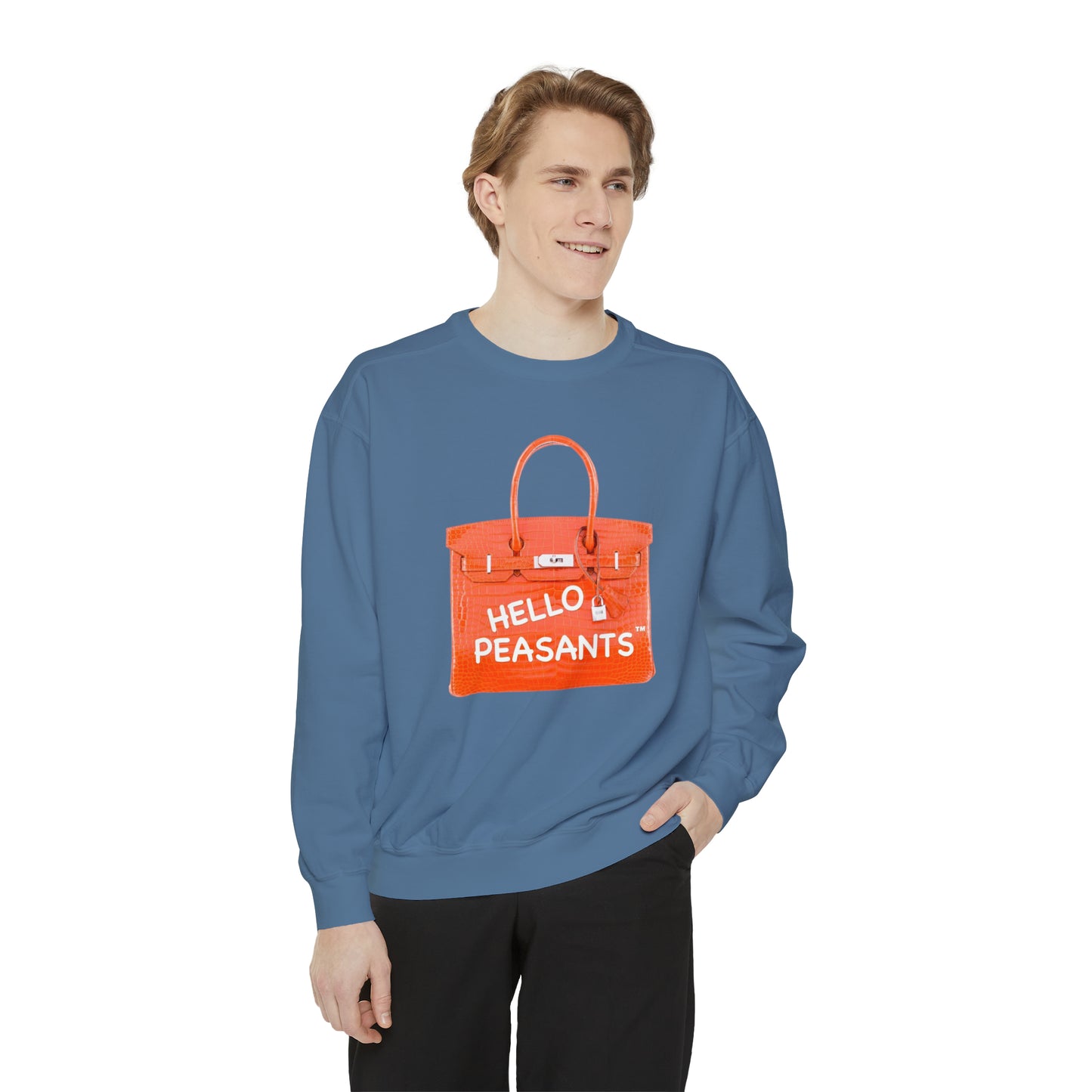 HELLO PEASANTS ™ Designer Unisex Sweatshirt by @radakatz