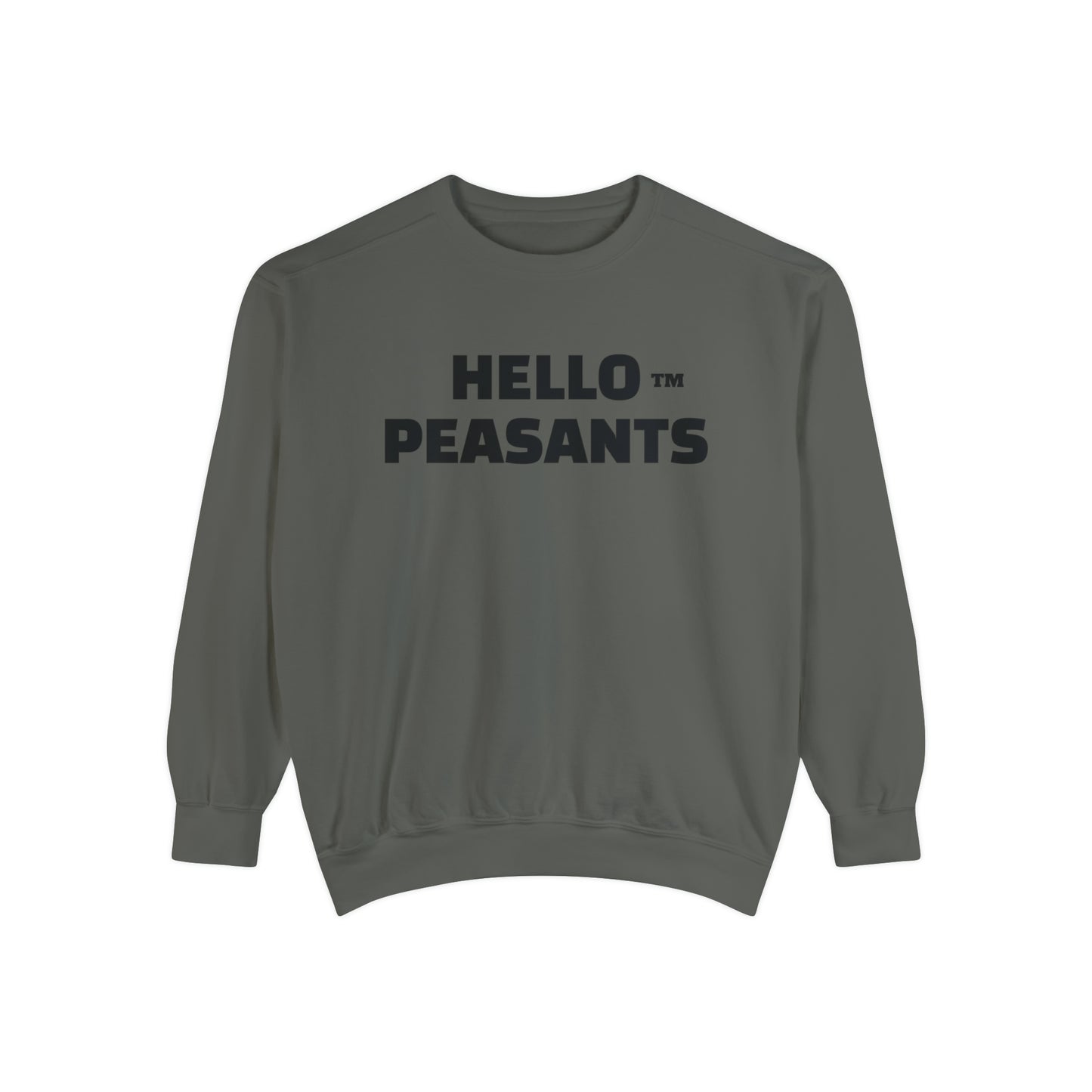 HELLO PEASANTS ™ Designer Unisex Sweatshirt by @radakatz