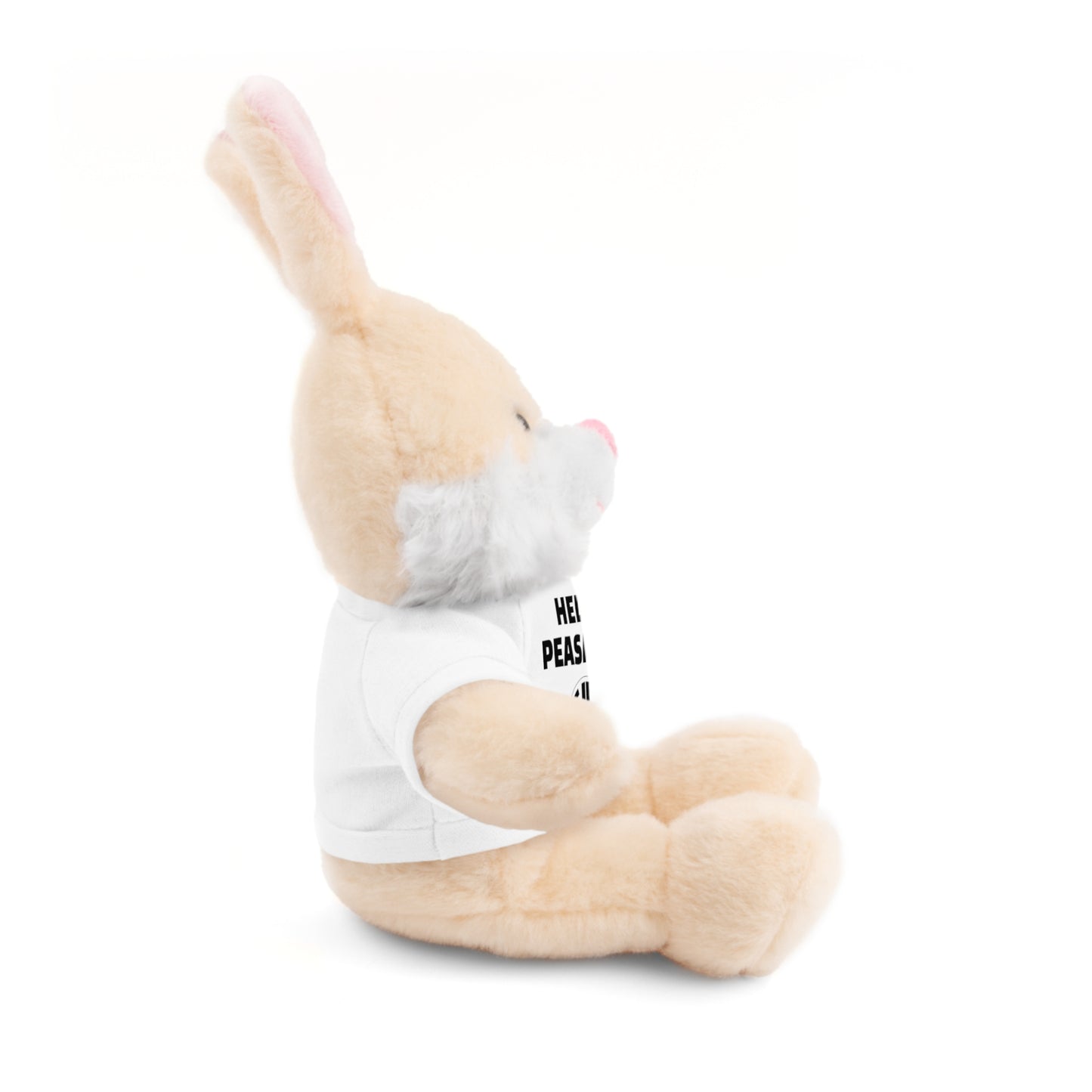 HELLO PEASANTS ™ Stuffed Animals with Rada Katz Logo Designer T-shirt by @radakatz