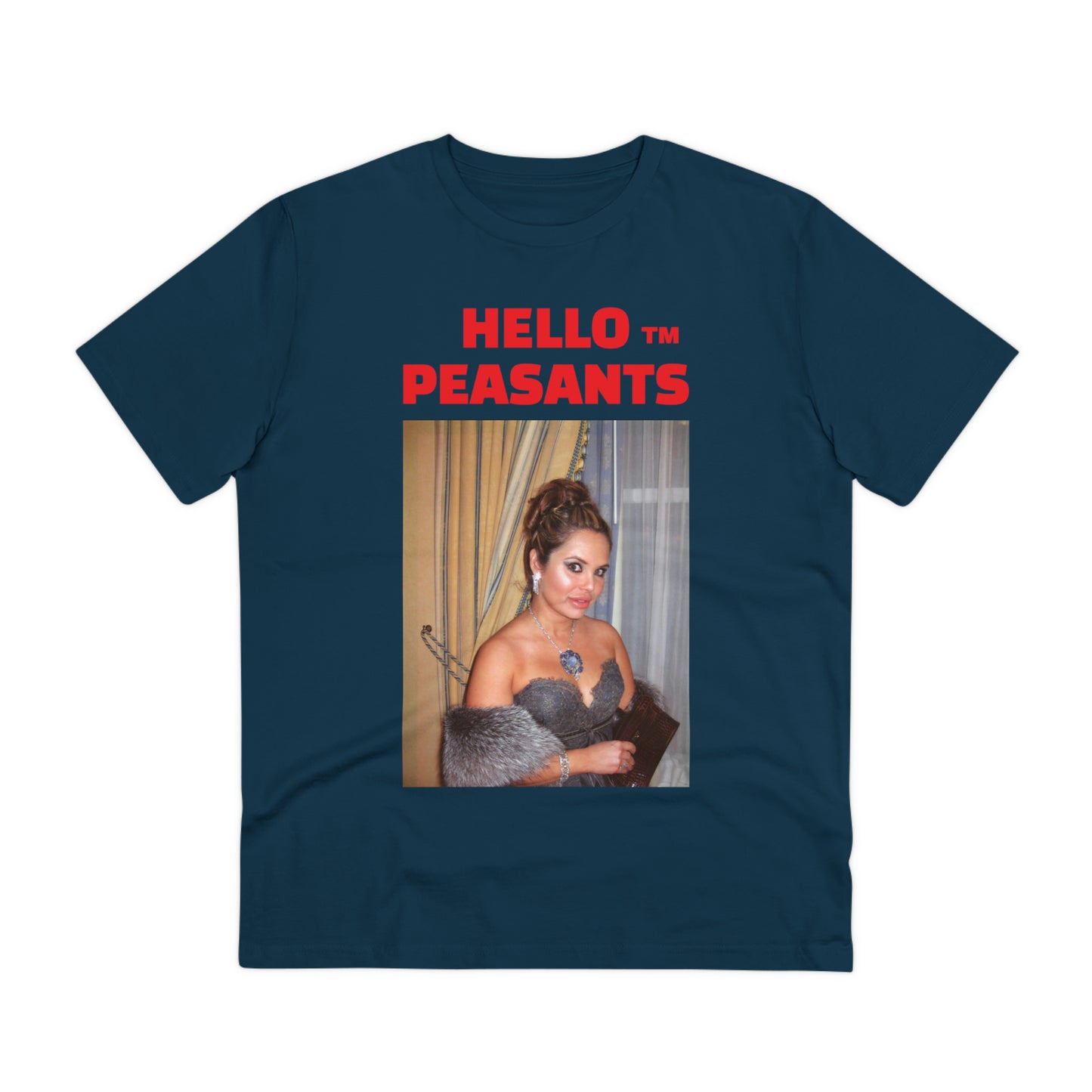 Queen Rada Katz Organic Cotton Unisex HELLO PEASANTS ™ T-shirt by @rardakatz