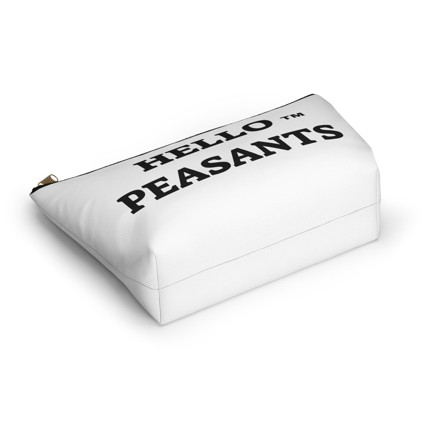 HELLO PEASANTS ™ T-bottom Designer Accessory Pouch by @radakatz