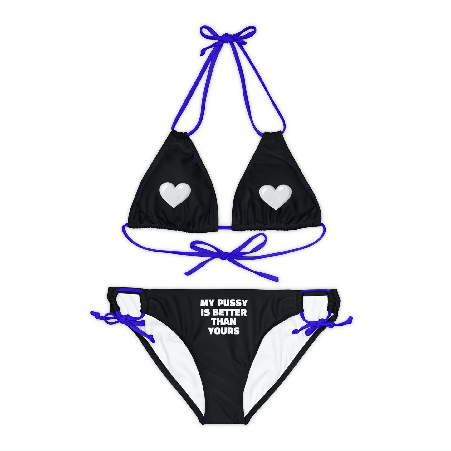 HELLO PEASANTS ™ Best Pussy Strappy Designer Bikini Set by @radakatz