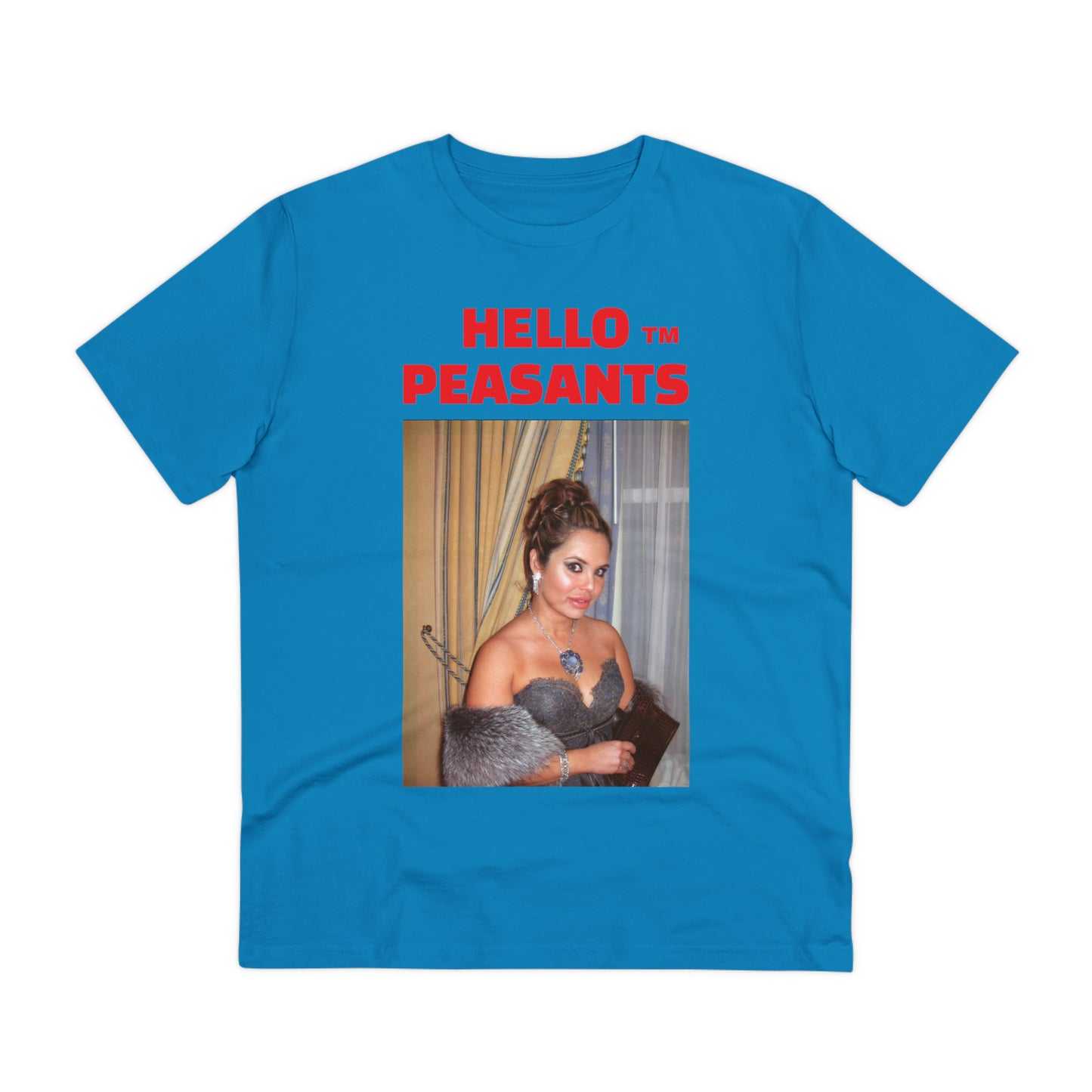 Queen Rada Katz Organic Cotton Unisex HELLO PEASANTS ™ T-shirt by @rardakatz
