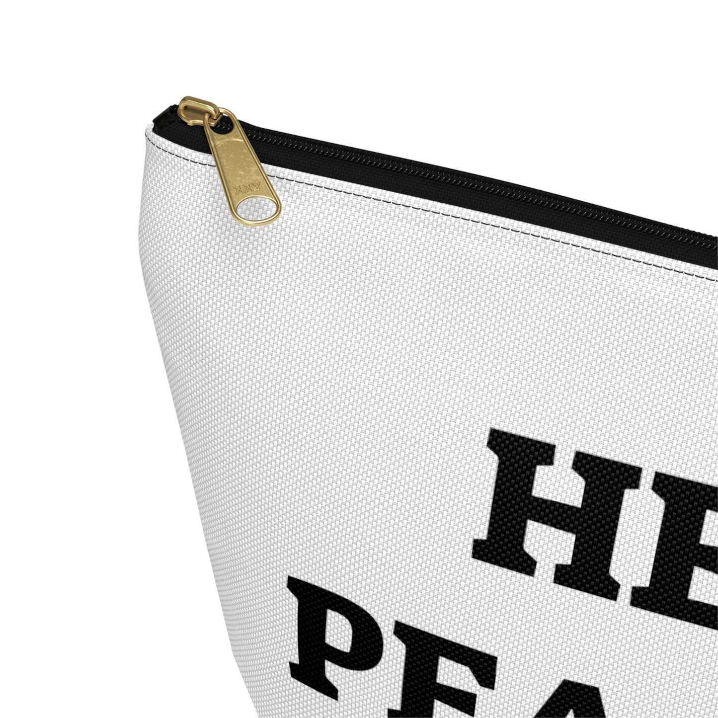 HELLO PEASANTS ™ T-bottom Designer Accessory Pouch by @radakatz