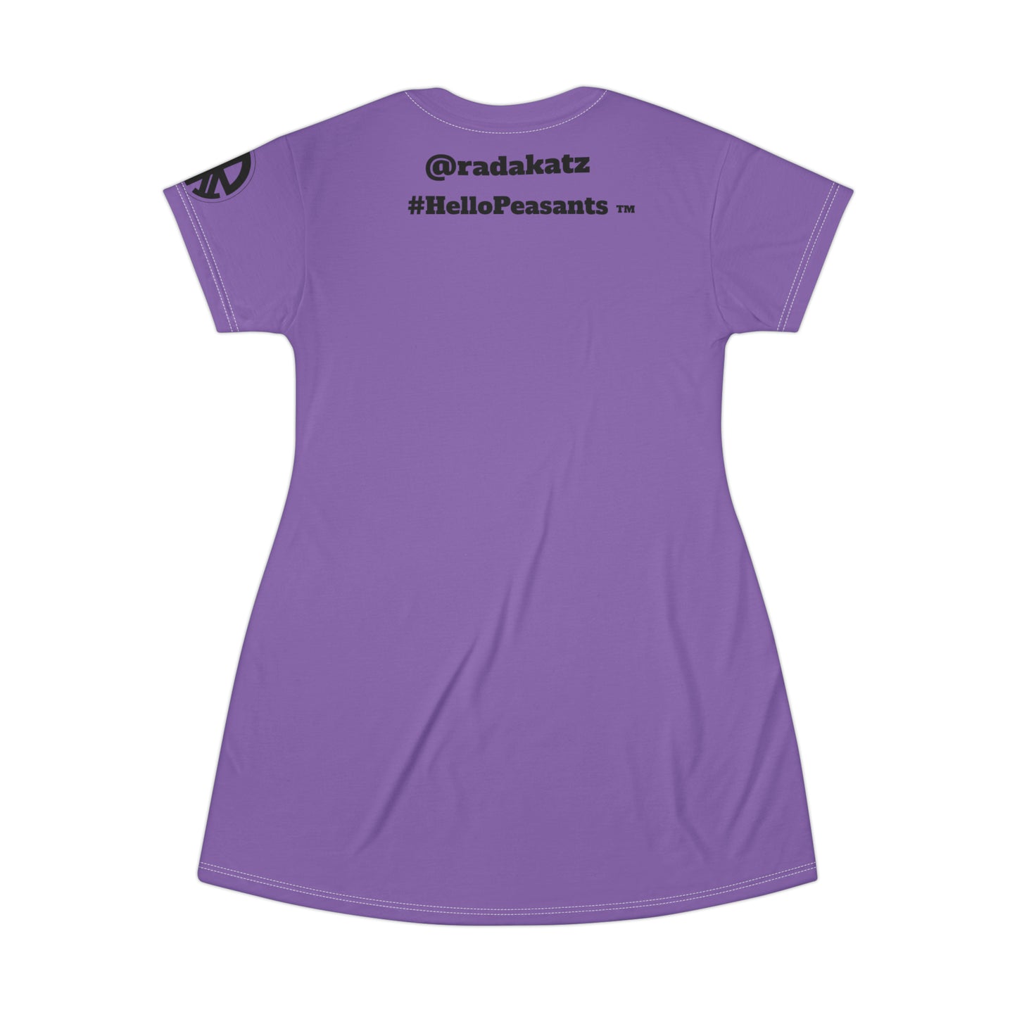 HELLO PEASANTS ™ T-Shirt Dress by @radakatz