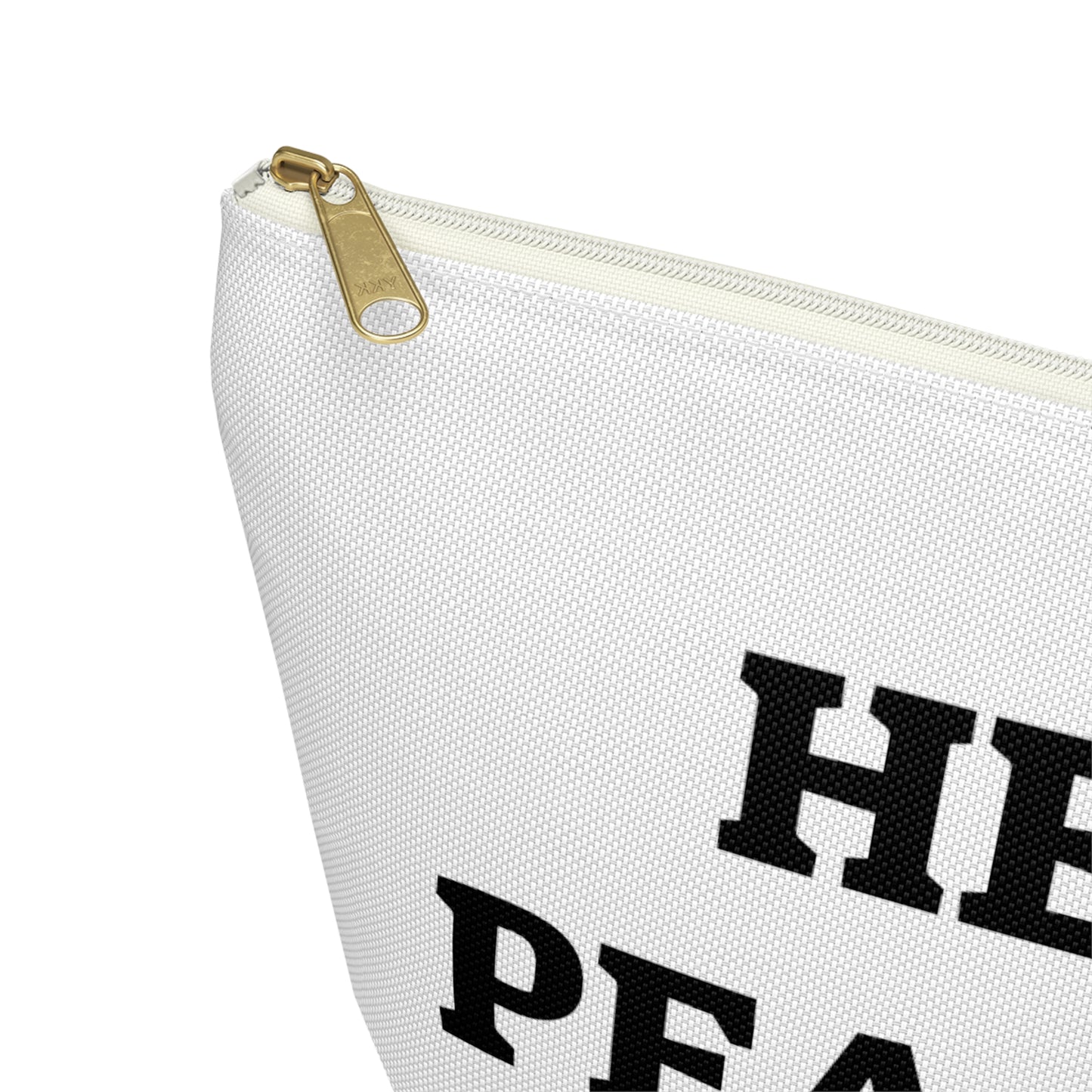 HELLO PEASANTS ™ T-bottom Designer Accessory Pouch by @radakatz