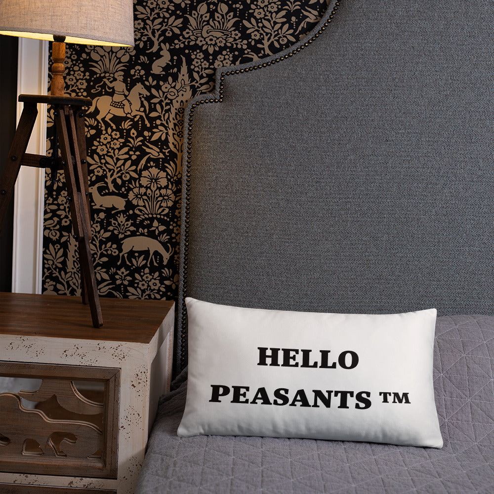 Not Your Basic Pillow! HELLO PEASANTS ™ Home decor by @radakaz