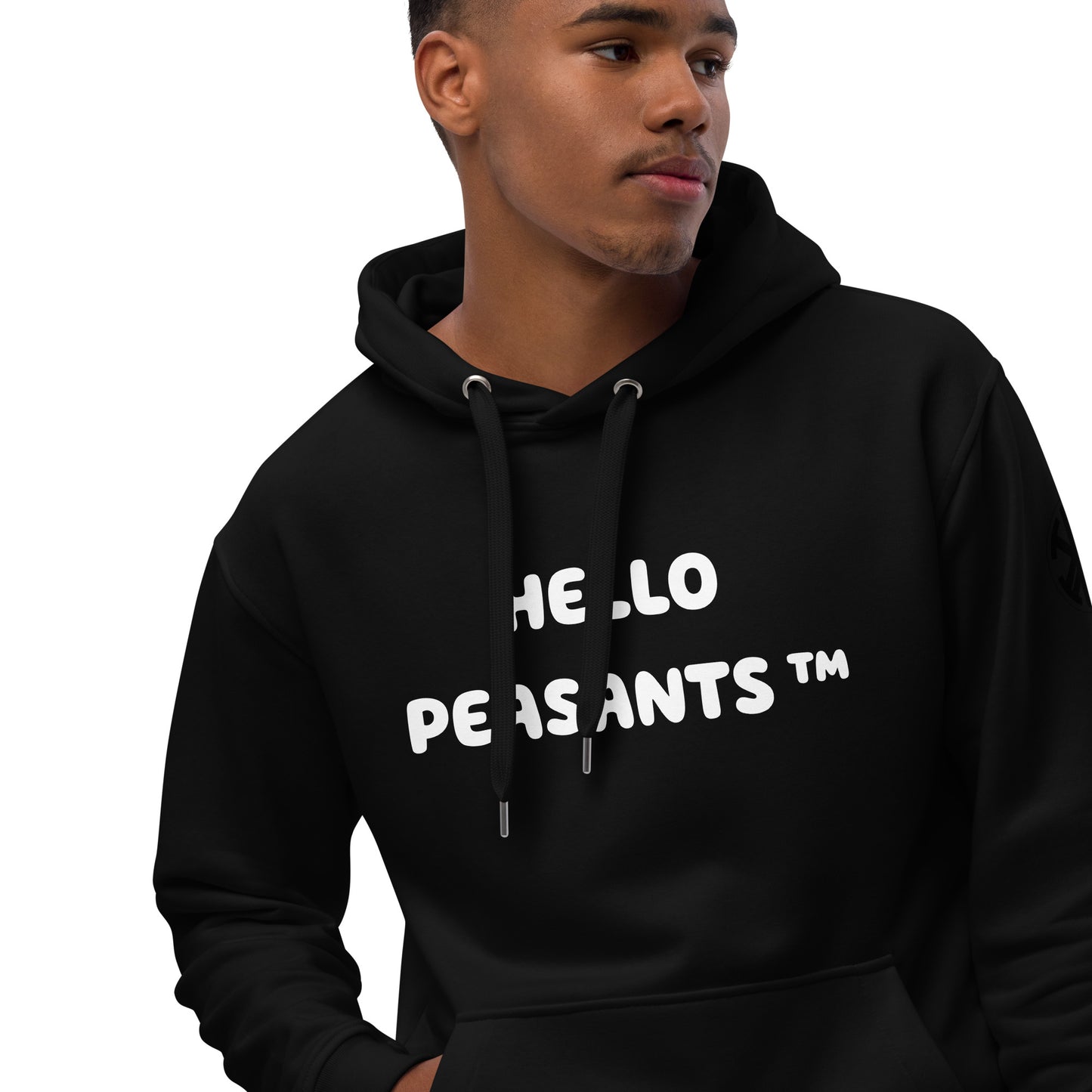 HELLO PEASANTS ™ Organic cotton unisex hoodie by @radakatz