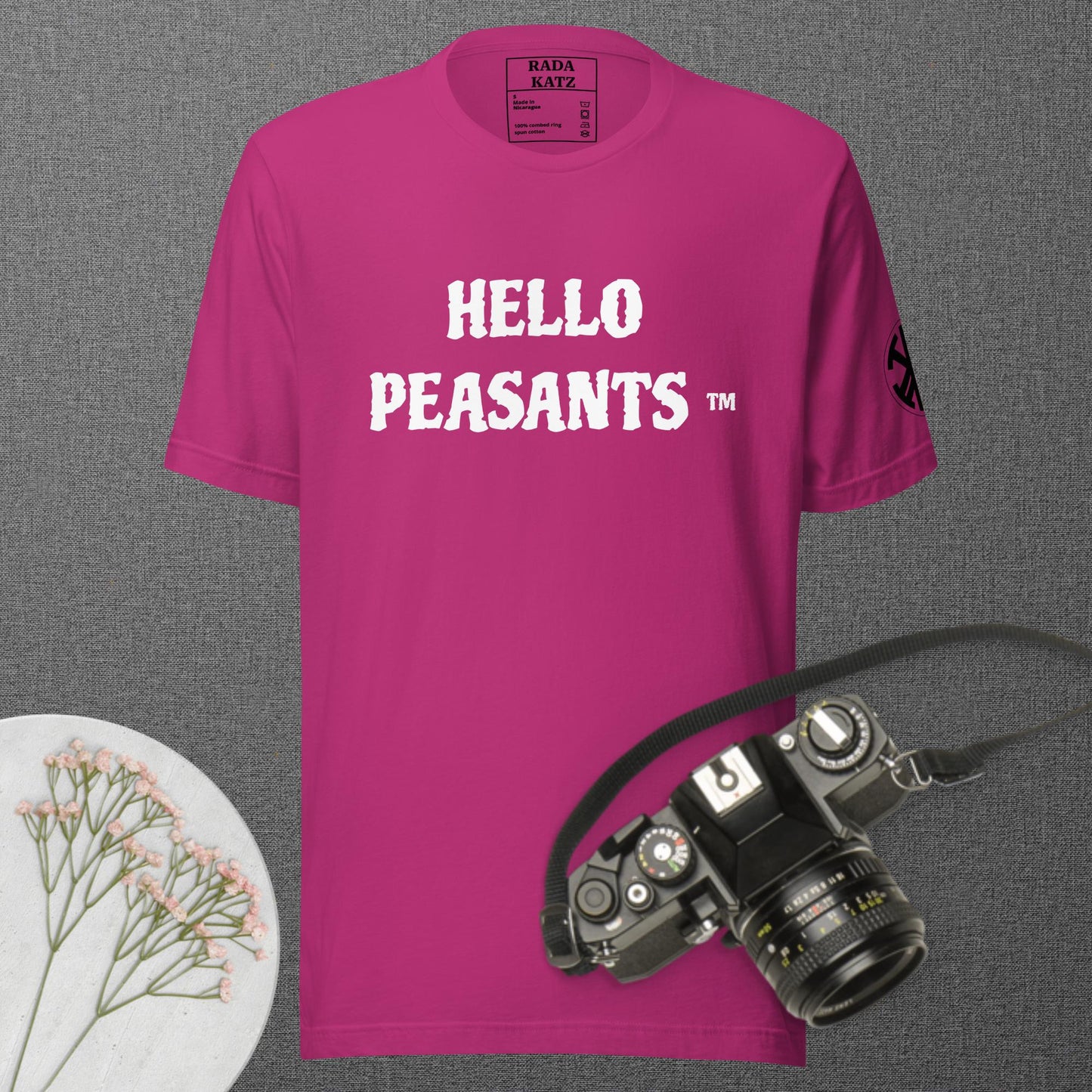 Sexy HELLO PEASANTS ™ Unisex t-shirt by @radakatz