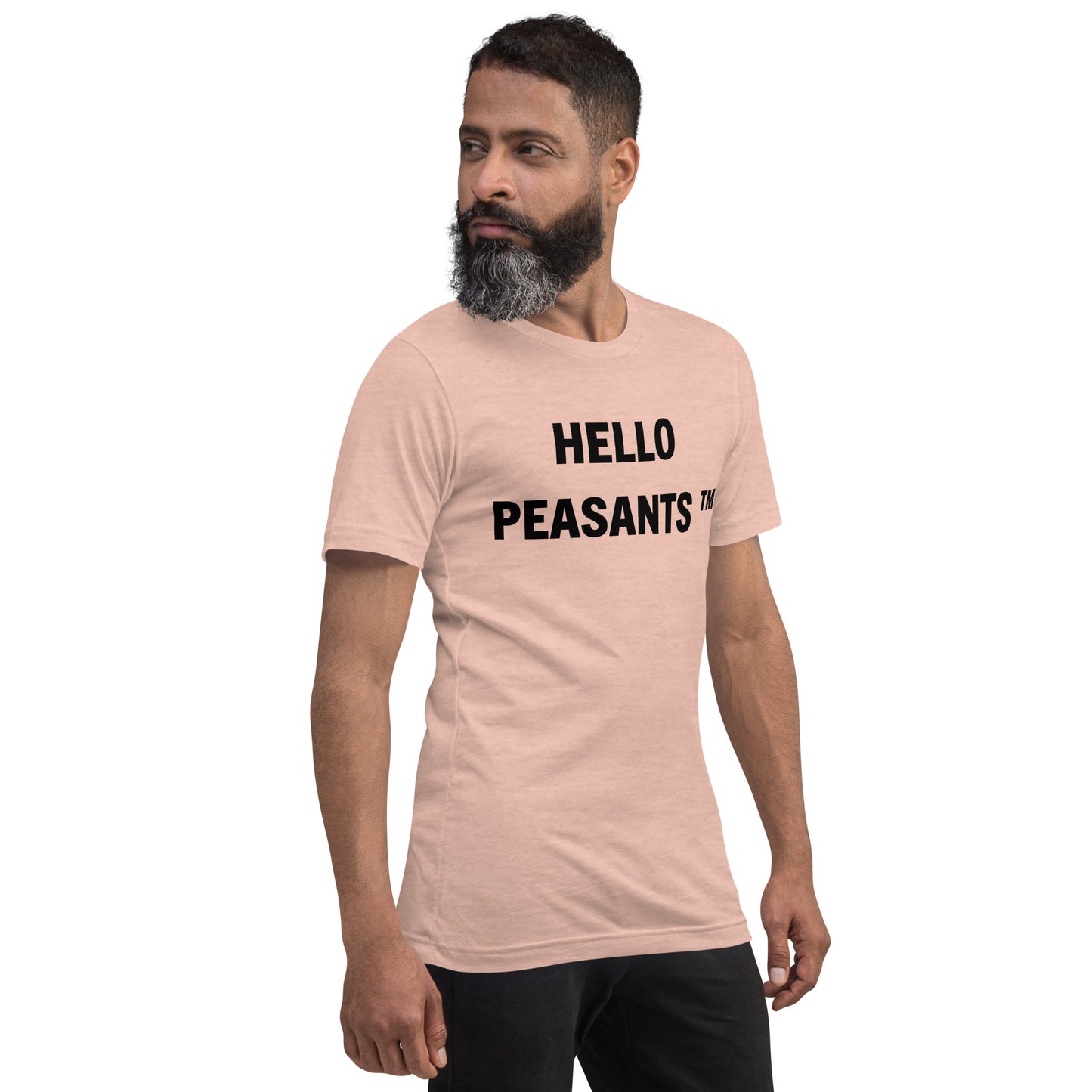 HelloPeasants ™ Unisex 100% cotton t-shirt designed by Your Queen @radakatz
