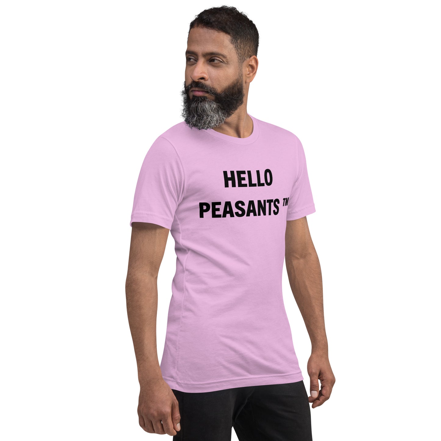 HelloPeasants ™ Unisex 100% cotton t-shirt designed by Your Queen @radakatz