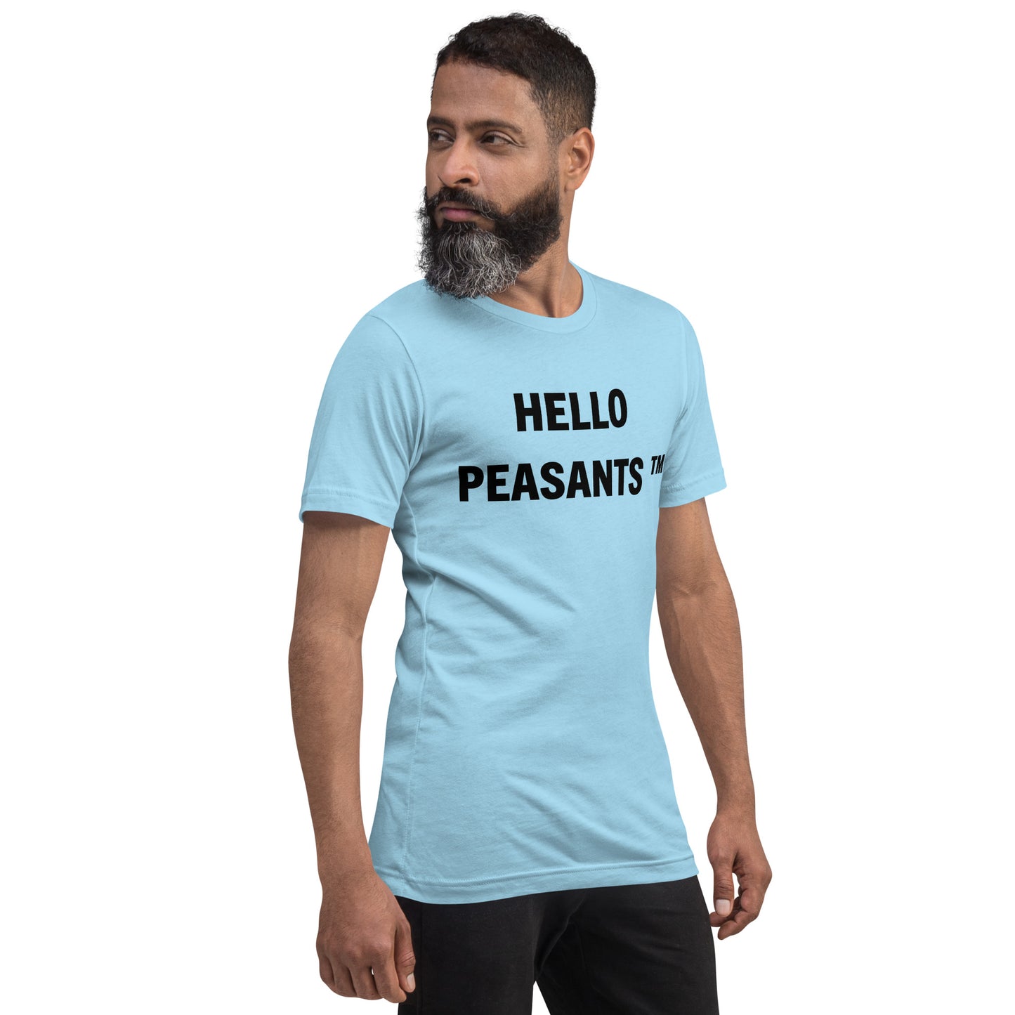 HelloPeasants ™ Unisex 100% cotton t-shirt designed by Your Queen @radakatz