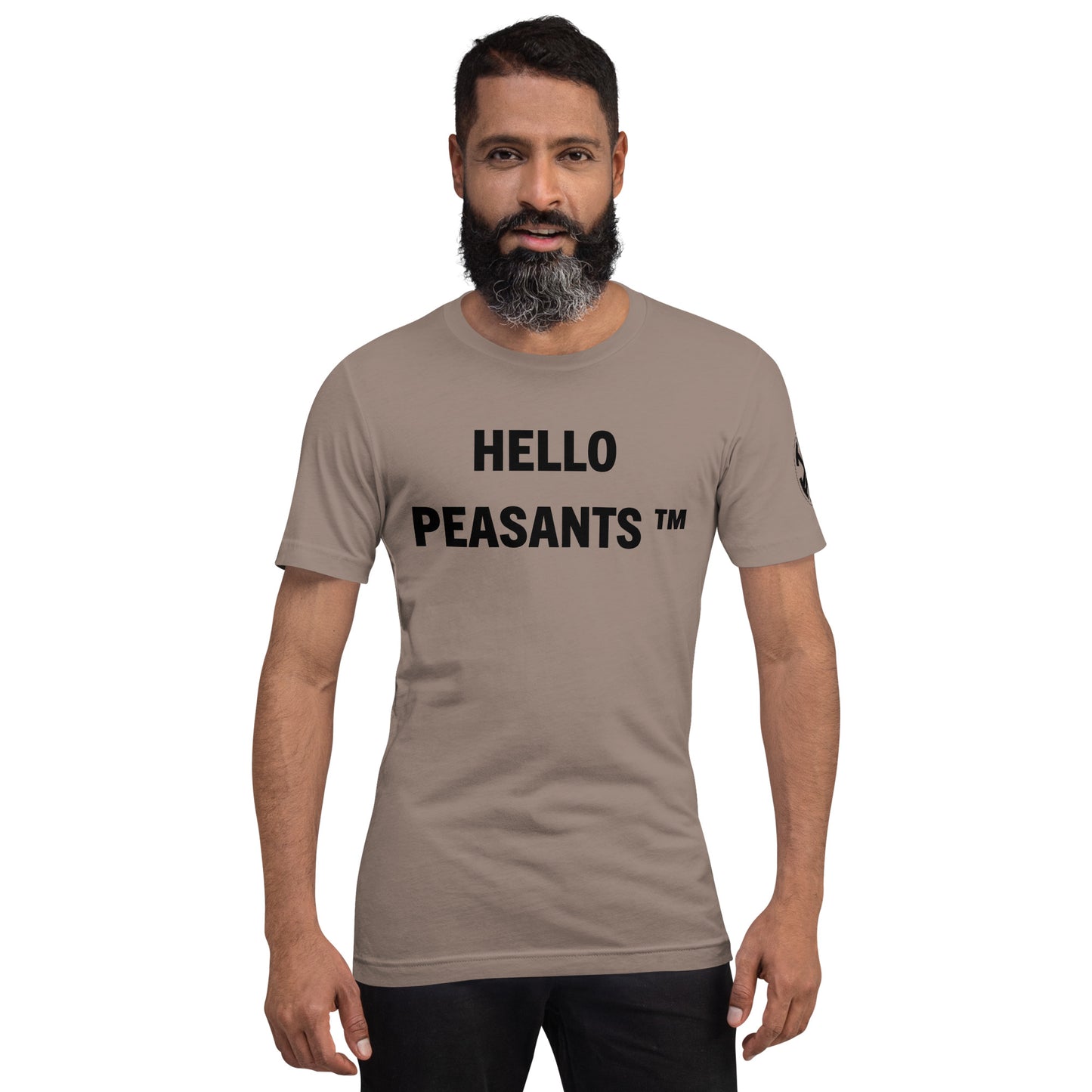 HelloPeasants ™ Unisex 100% cotton t-shirt designed by Your Queen @radakatz