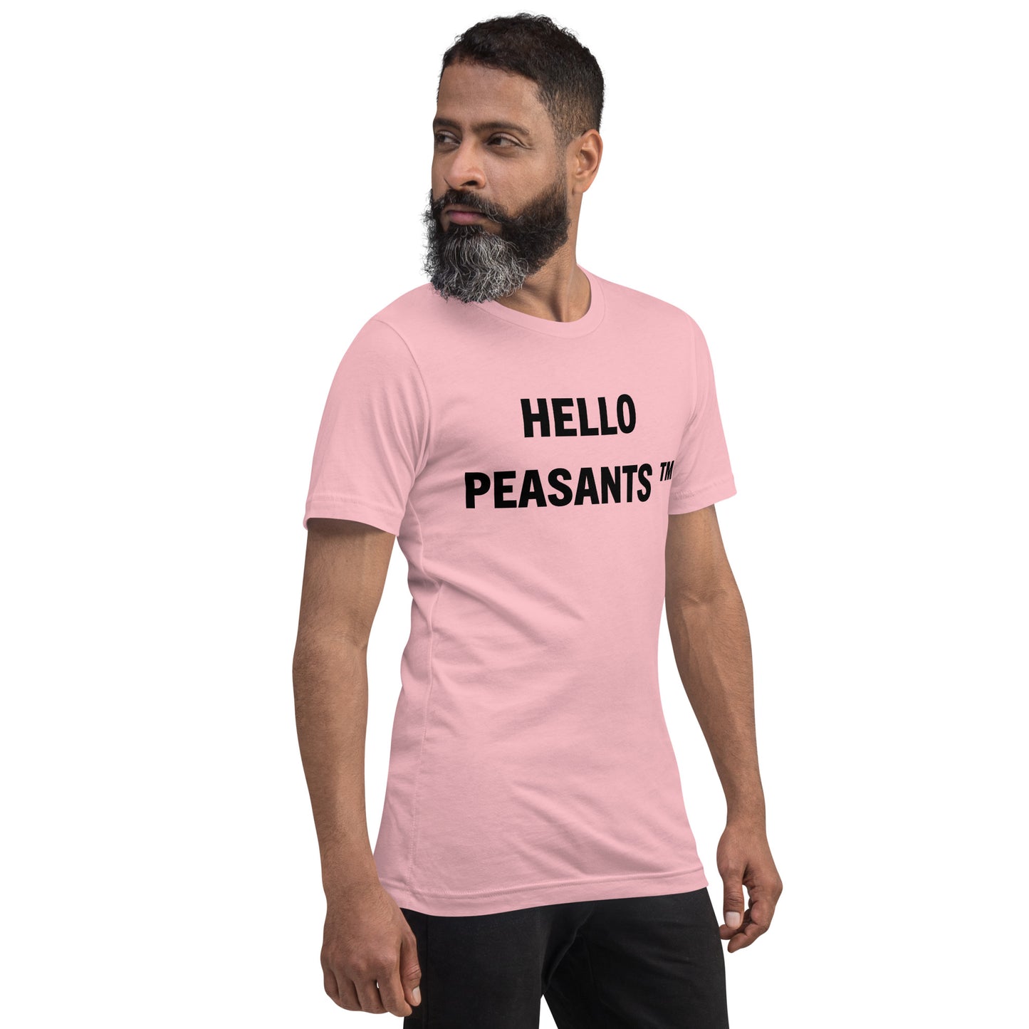 HelloPeasants ™ Unisex 100% cotton t-shirt designed by Your Queen @radakatz