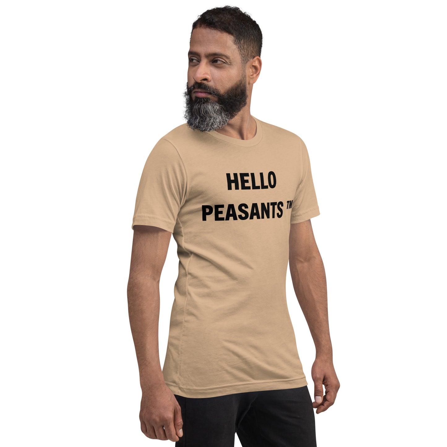HelloPeasants ™ Unisex 100% cotton t-shirt designed by Your Queen @radakatz