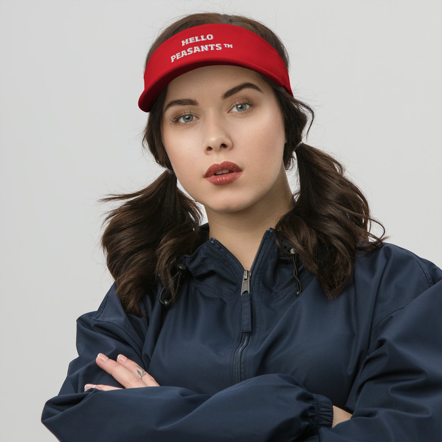HELLO PEASANTS ™ Visor by @radakatz
