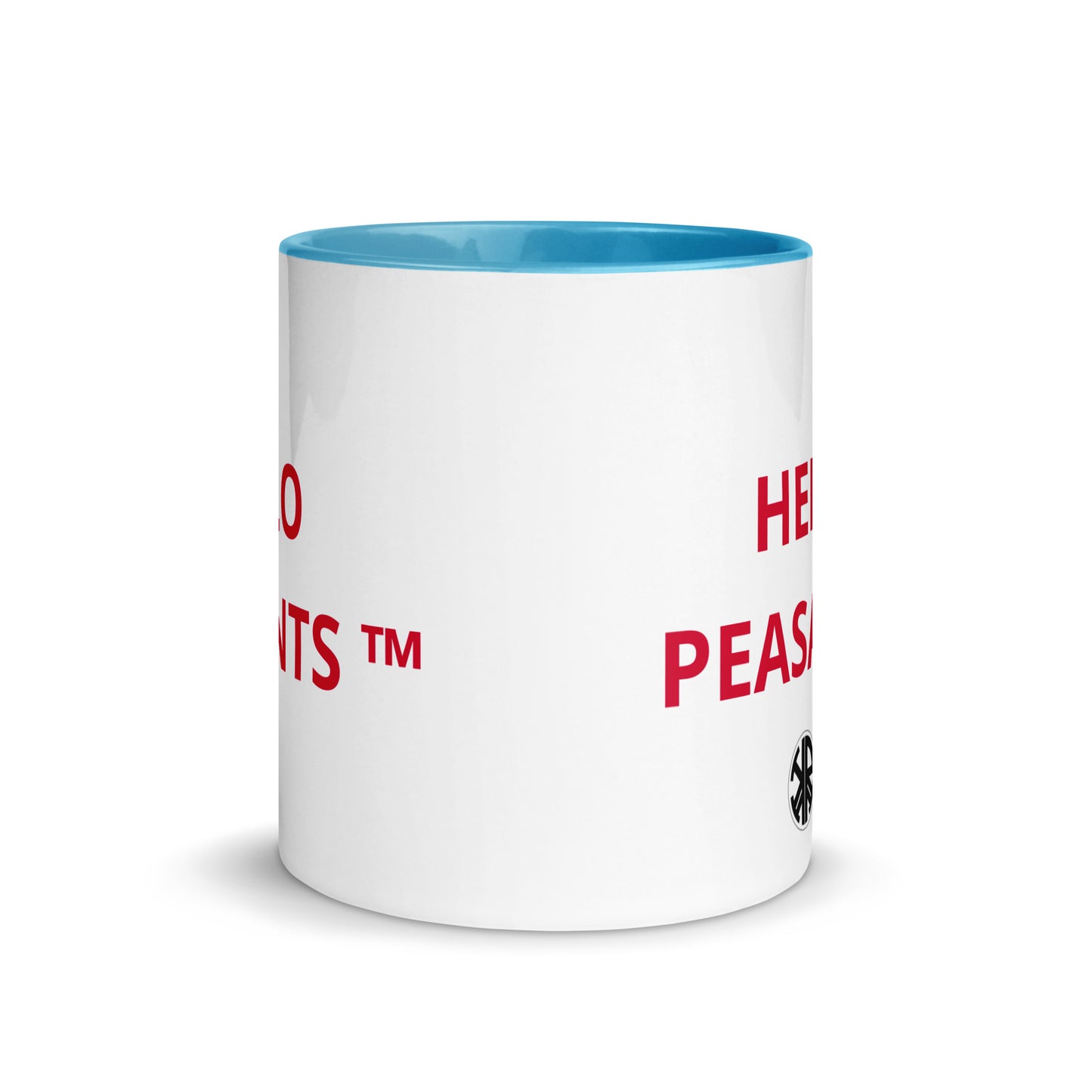 HELLO PEASANTS ™ Designer Mug by @radakatz
