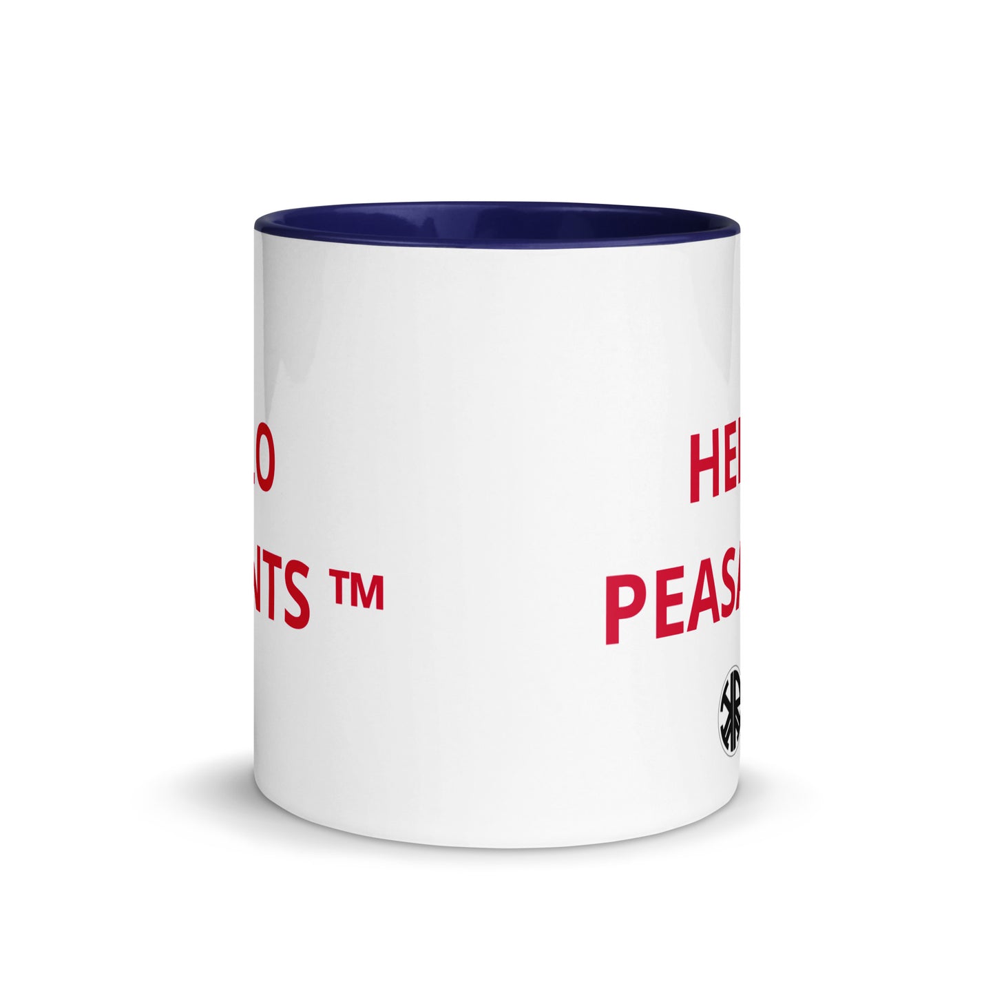 HELLO PEASANTS ™ Designer Mug by @radakatz