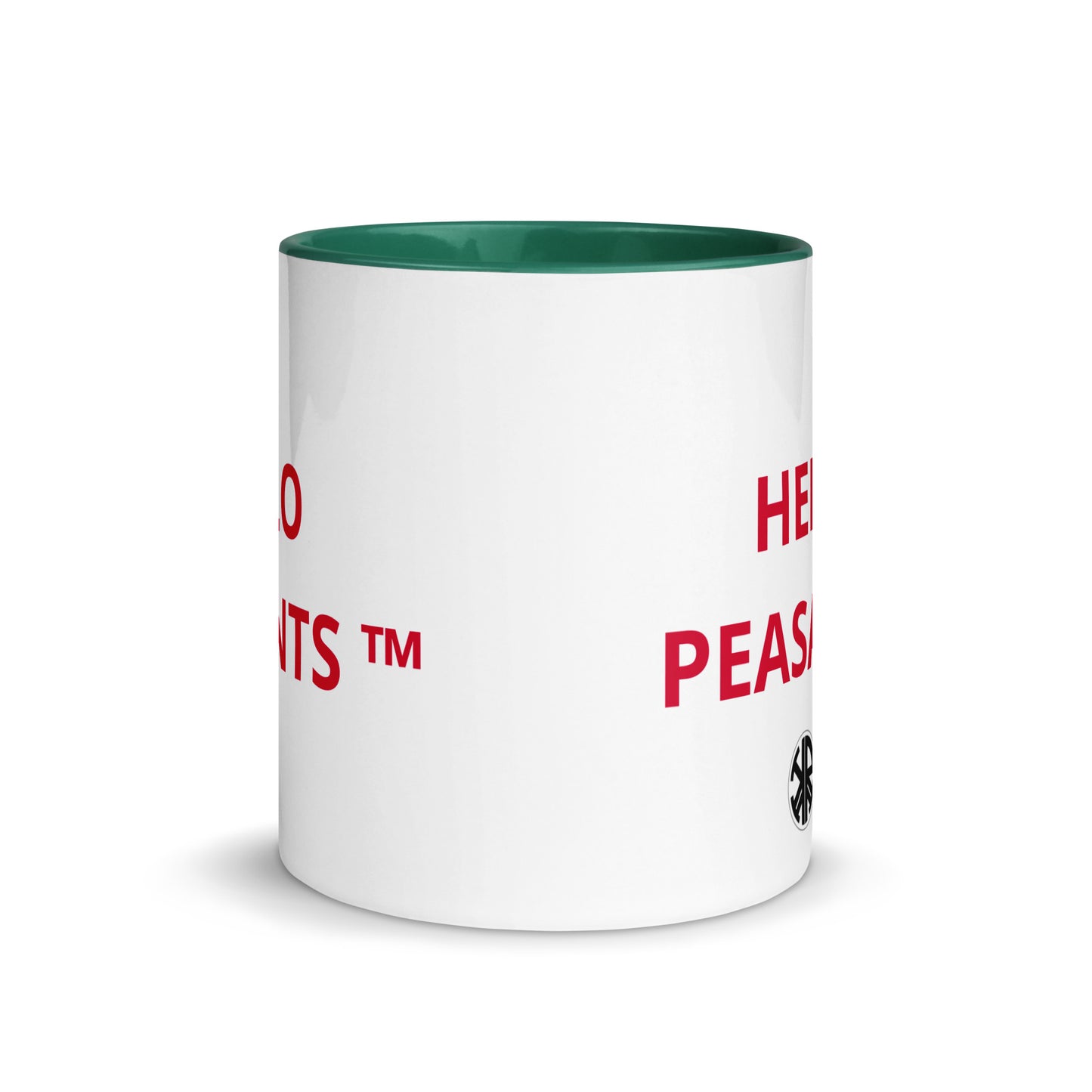 HELLO PEASANTS ™ Designer Mug by @radakatz