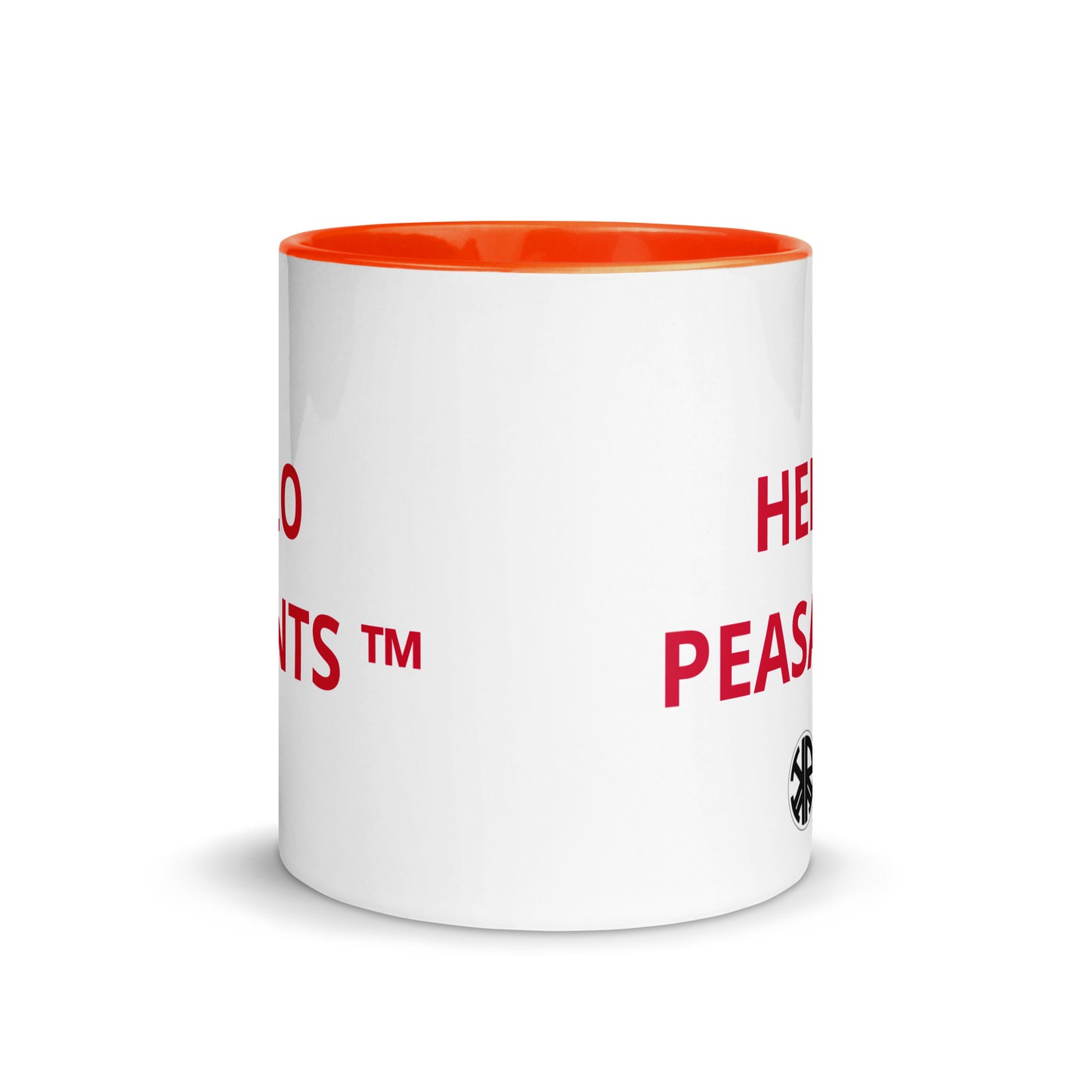 HELLO PEASANTS ™ Designer Mug by @radakatz