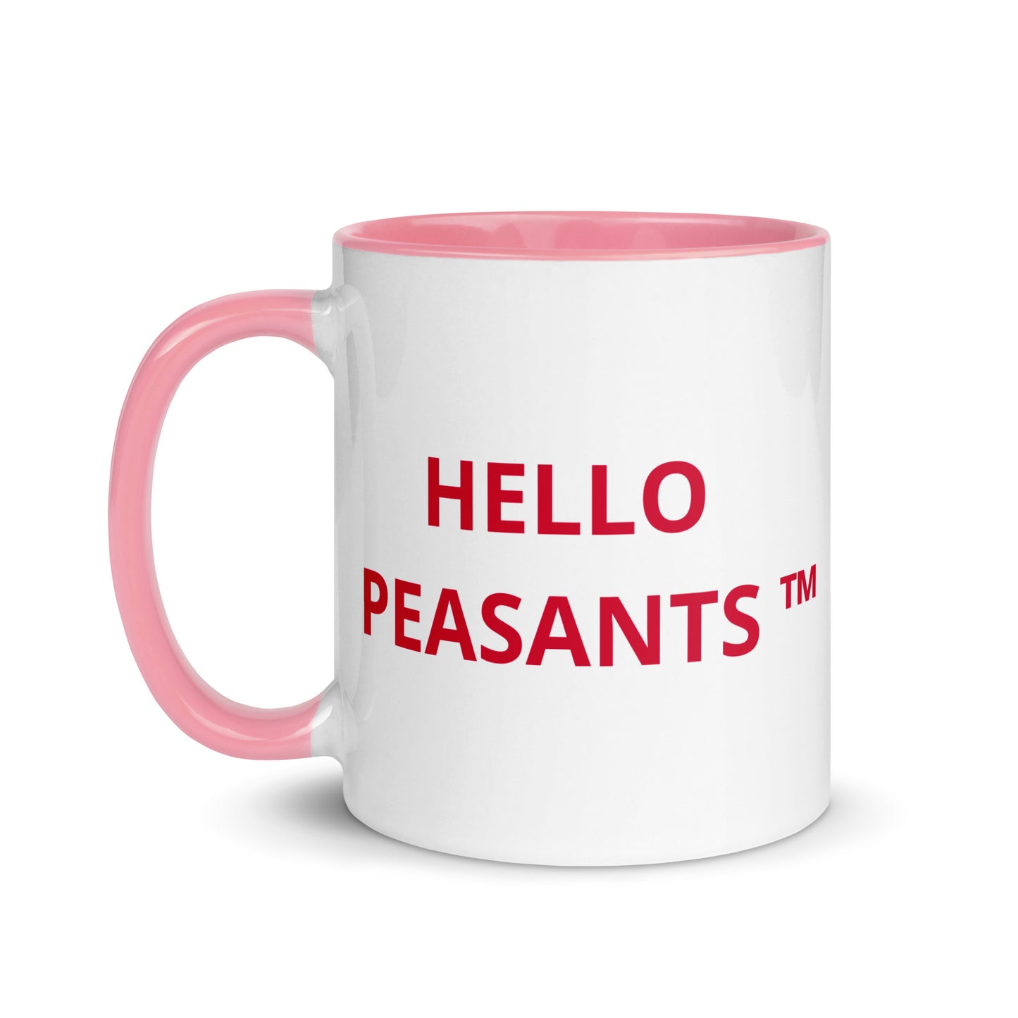 HELLO PEASANTS ™ Designer Mug by @radakatz