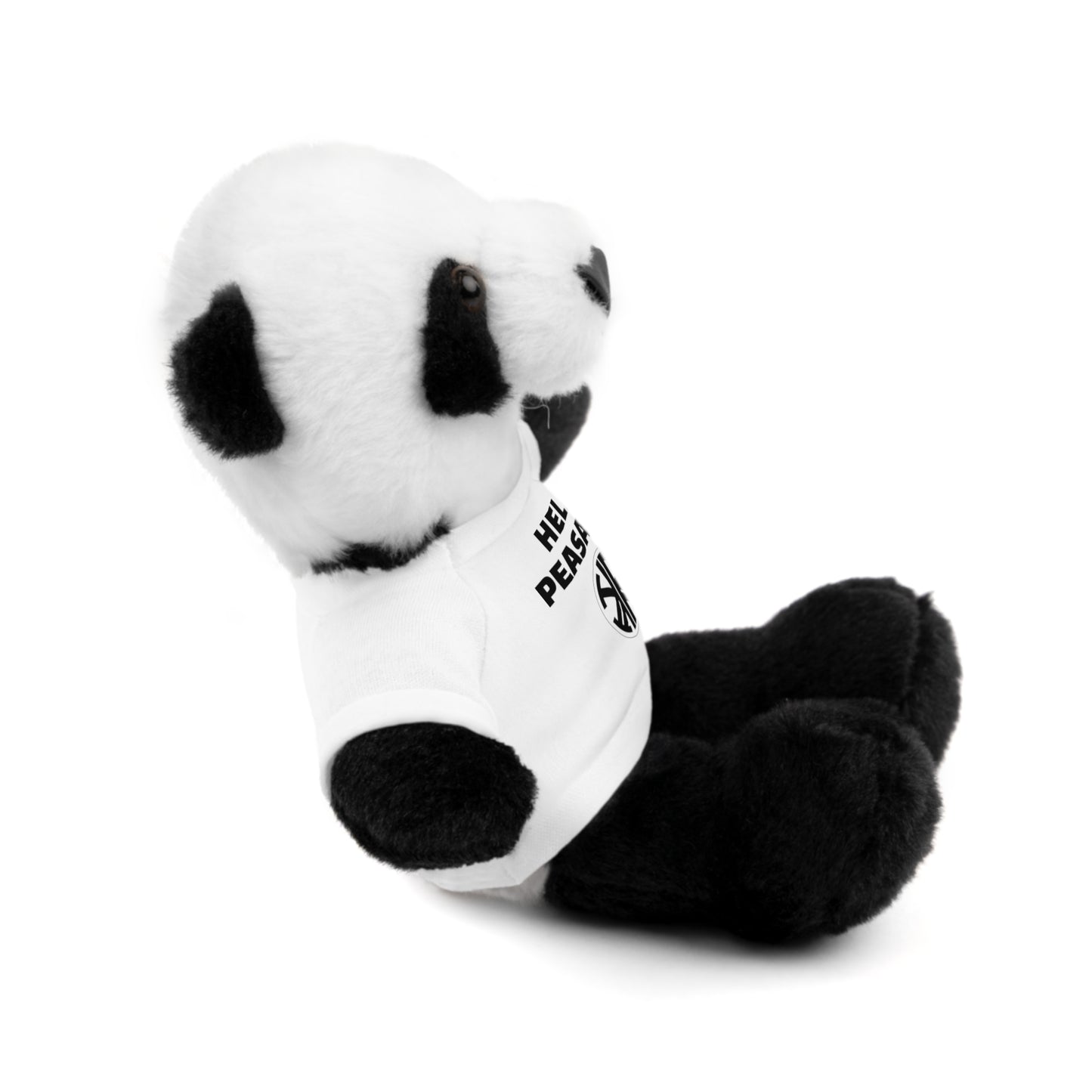 HELLO PEASANTS ™ Stuffed Animals with Rada Katz Logo Designer T-shirt by @radakatz