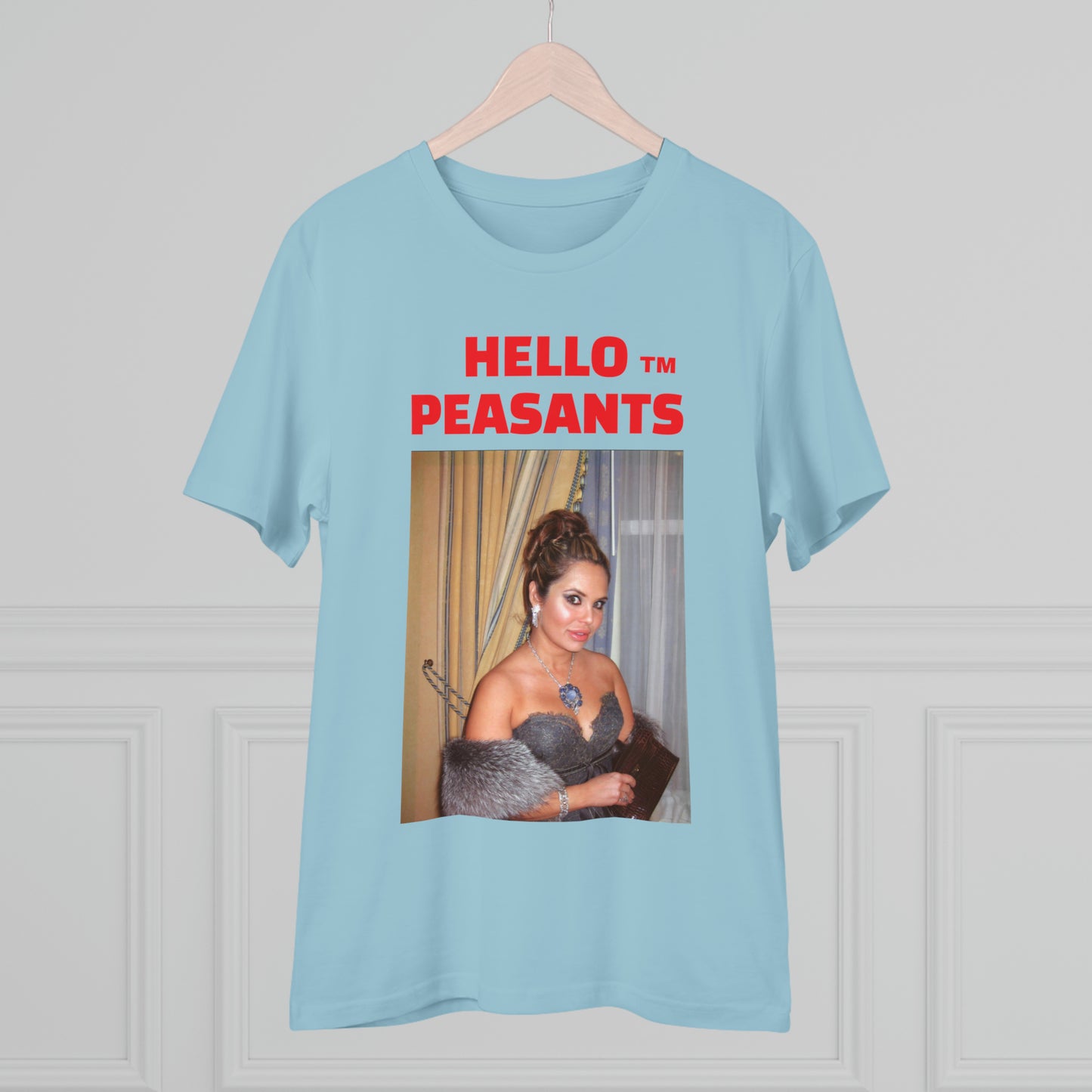 Queen Rada Katz Organic Cotton Unisex HELLO PEASANTS ™ T-shirt by @rardakatz