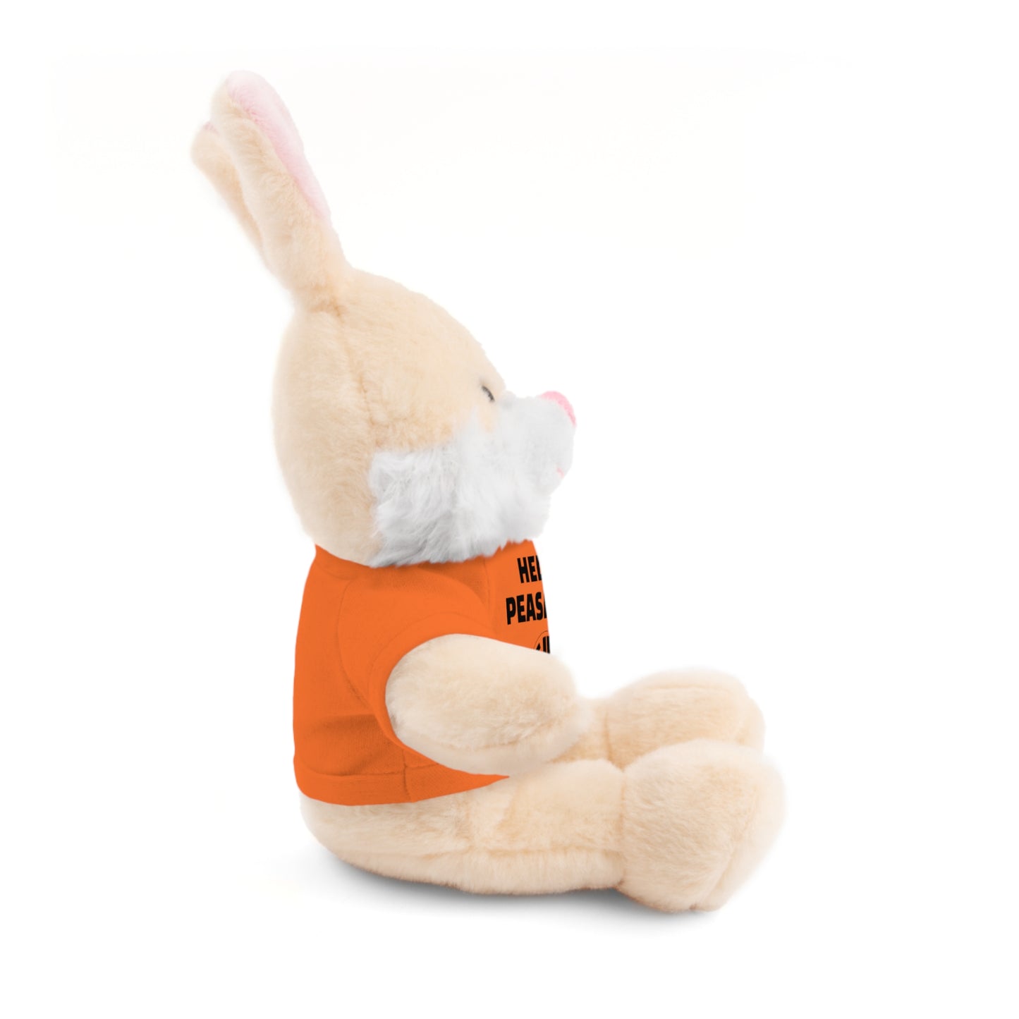 HELLO PEASANTS ™ Stuffed Animals with Rada Katz Logo Designer T-shirt by @radakatz