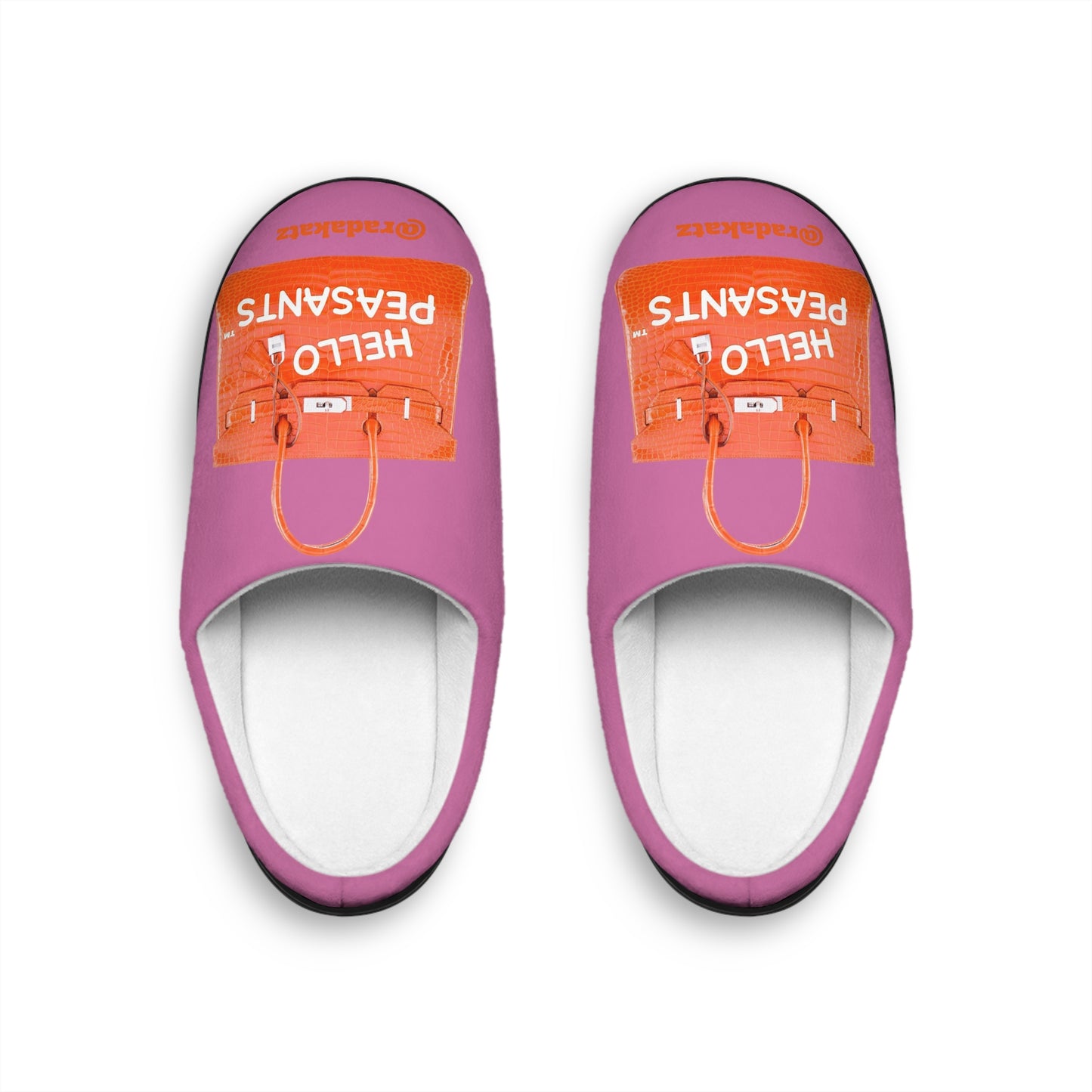 Fit for a Queen HELLO PEASANTS ™ Women's Indoor Designer Slippers by @radakatz