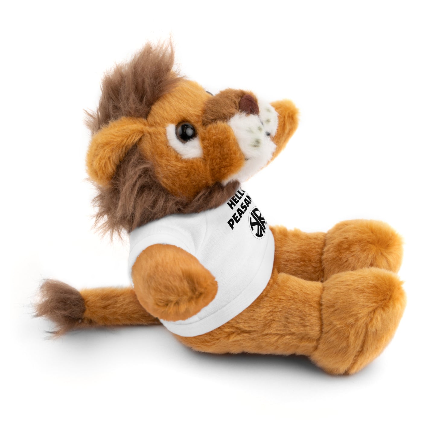 HELLO PEASANTS ™ Stuffed Animals with Rada Katz Logo Designer T-shirt by @radakatz