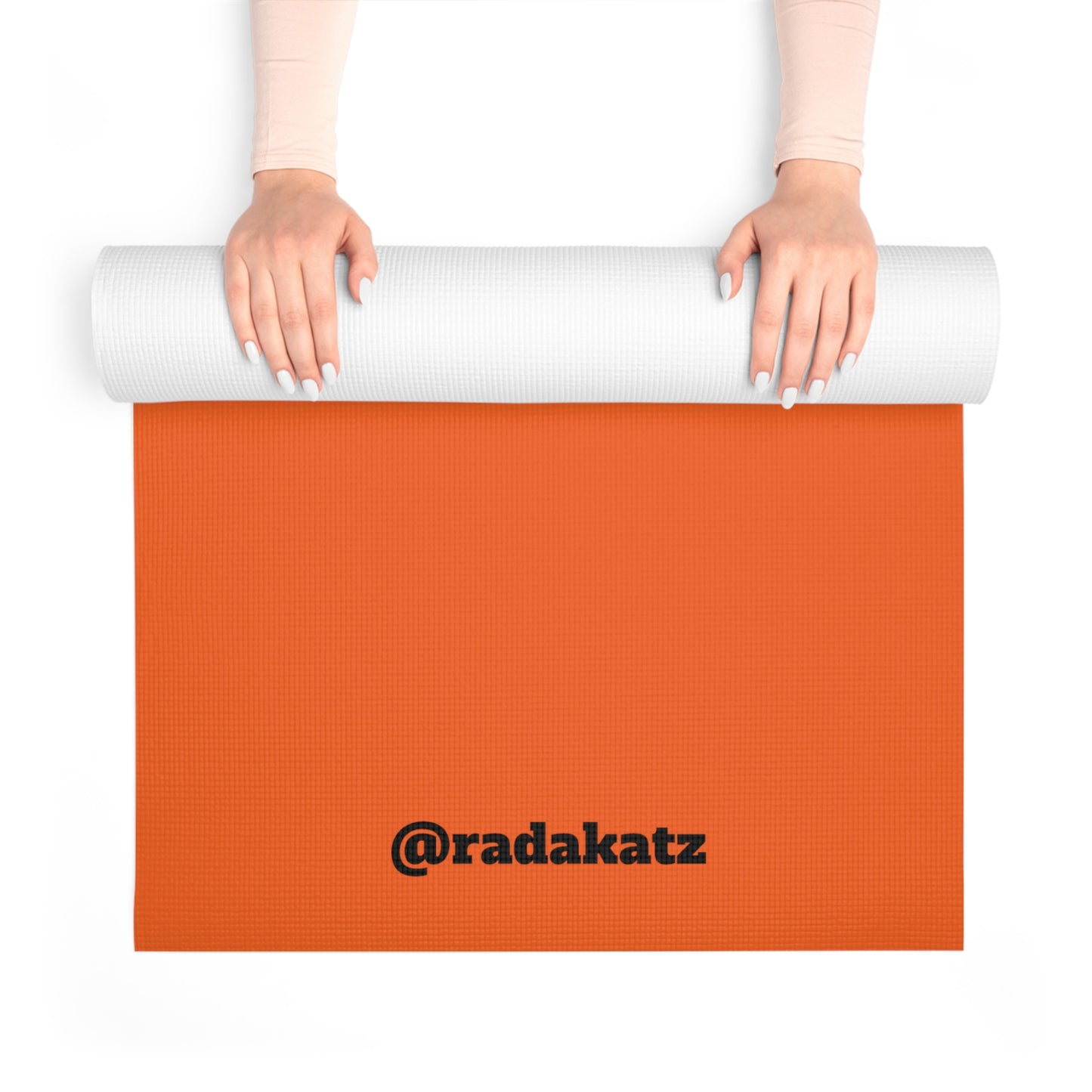 Chunky and Harder to Kidnap Designer HELLO PEASANTS ™ Foam Yoga Mat by @radakatz
