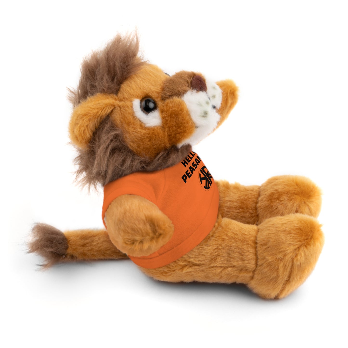 HELLO PEASANTS ™ Stuffed Animals with Rada Katz Logo Designer T-shirt by @radakatz