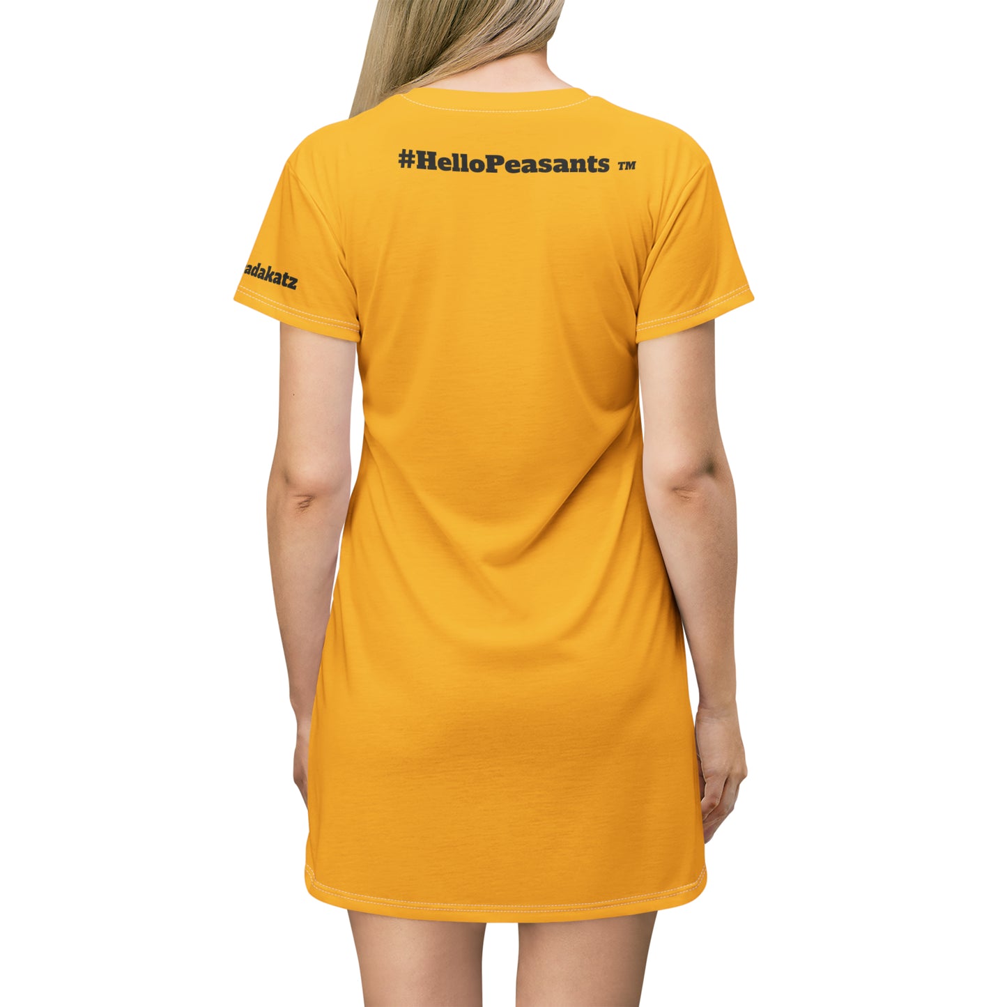 My Pussy is Better than Yours HELLO PEASANTS ™ T-Shirt Dress by @radakatz