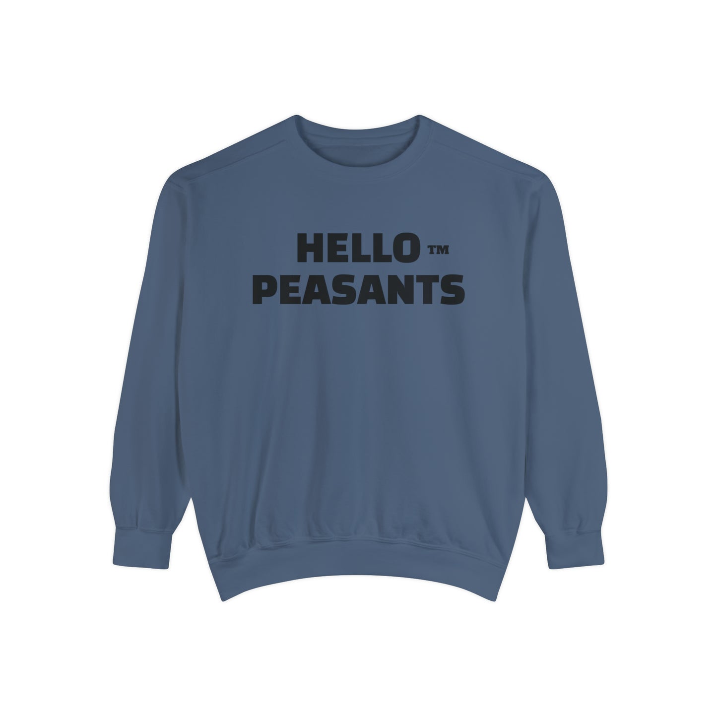 HELLO PEASANTS ™ Designer Unisex Sweatshirt by @radakatz