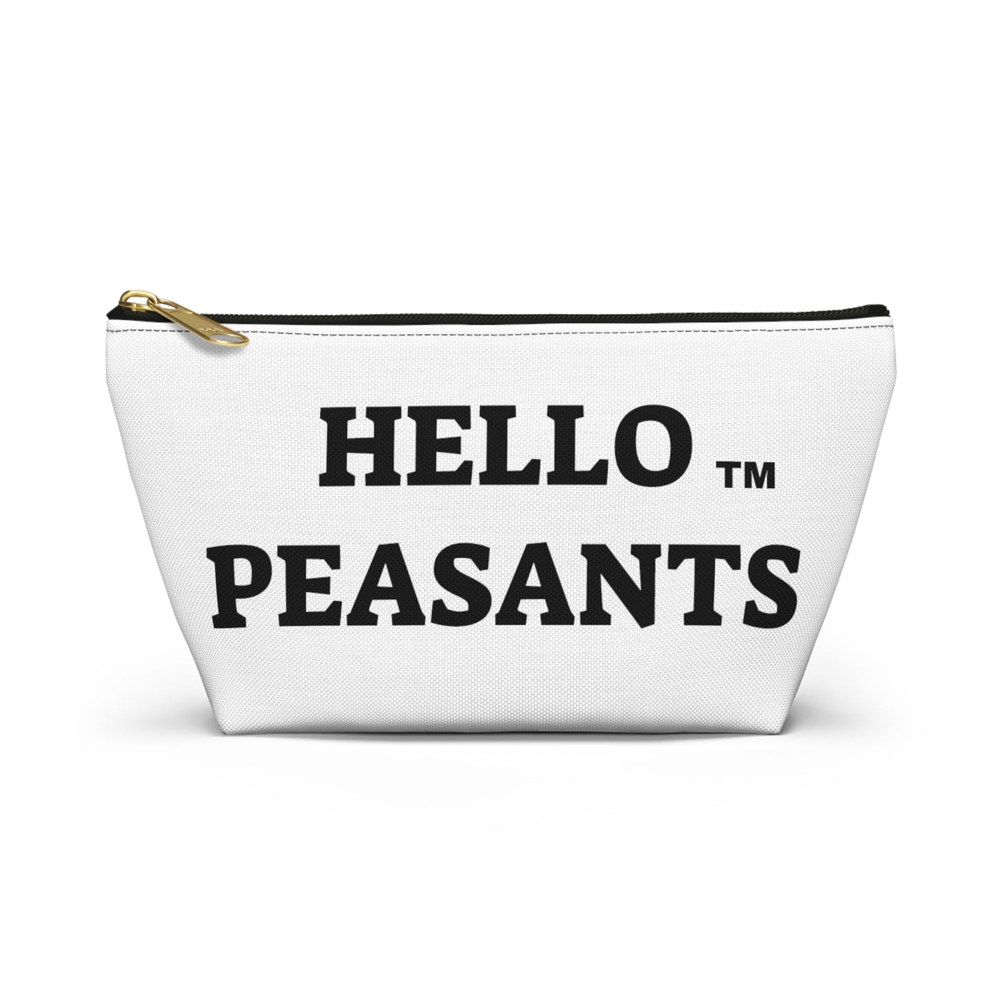 HELLO PEASANTS ™  T-bottom Designer Accessory Pouch by @radakatz