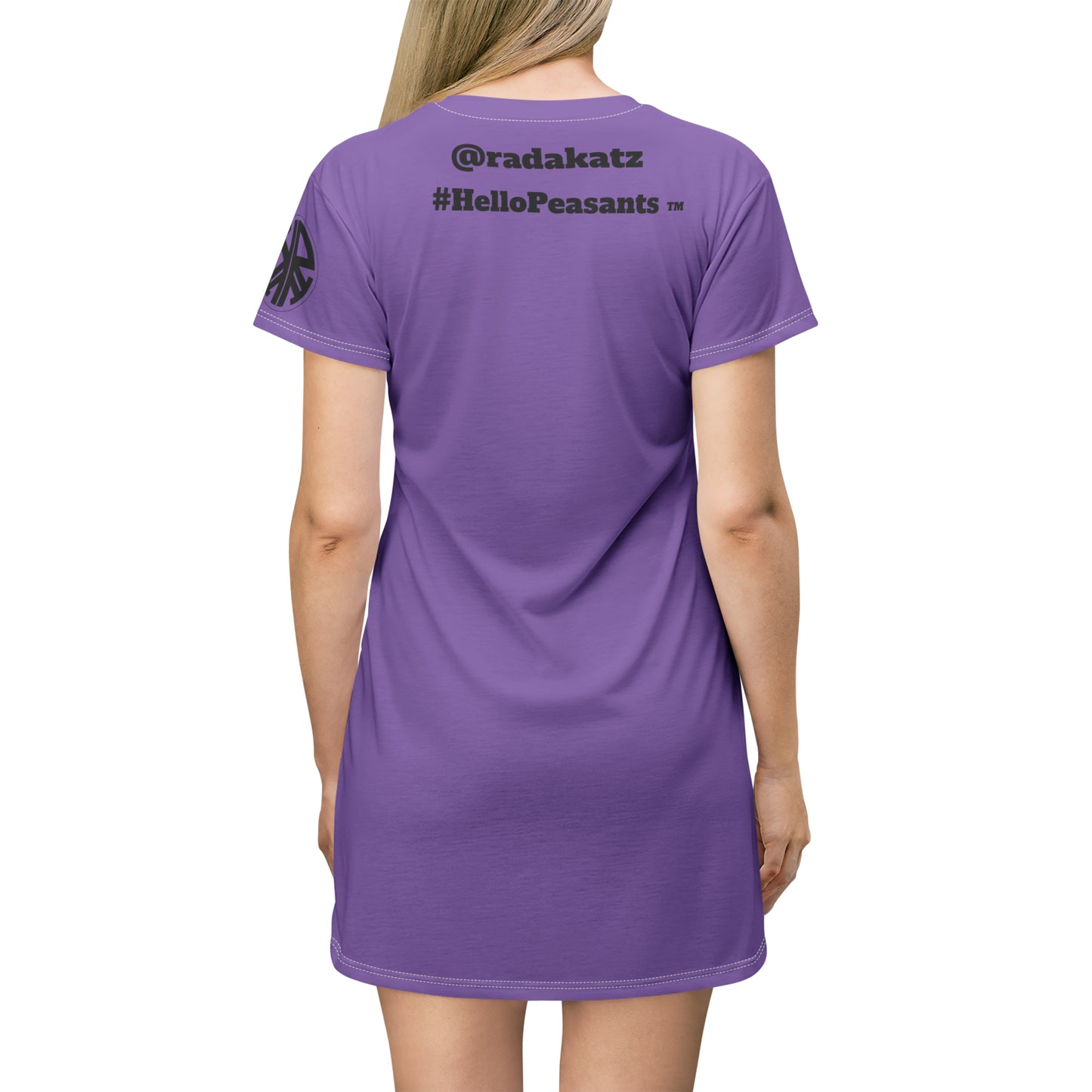 HELLO PEASANTS ™ T-Shirt Dress by @radakatz