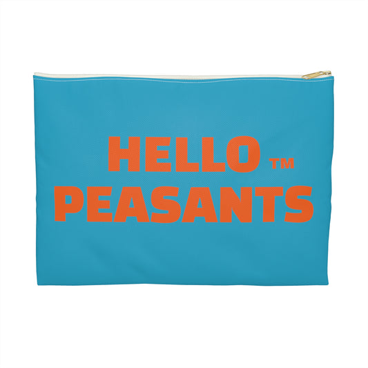 HELLO PEASANTS ™ Designer Pouch by @radakatz