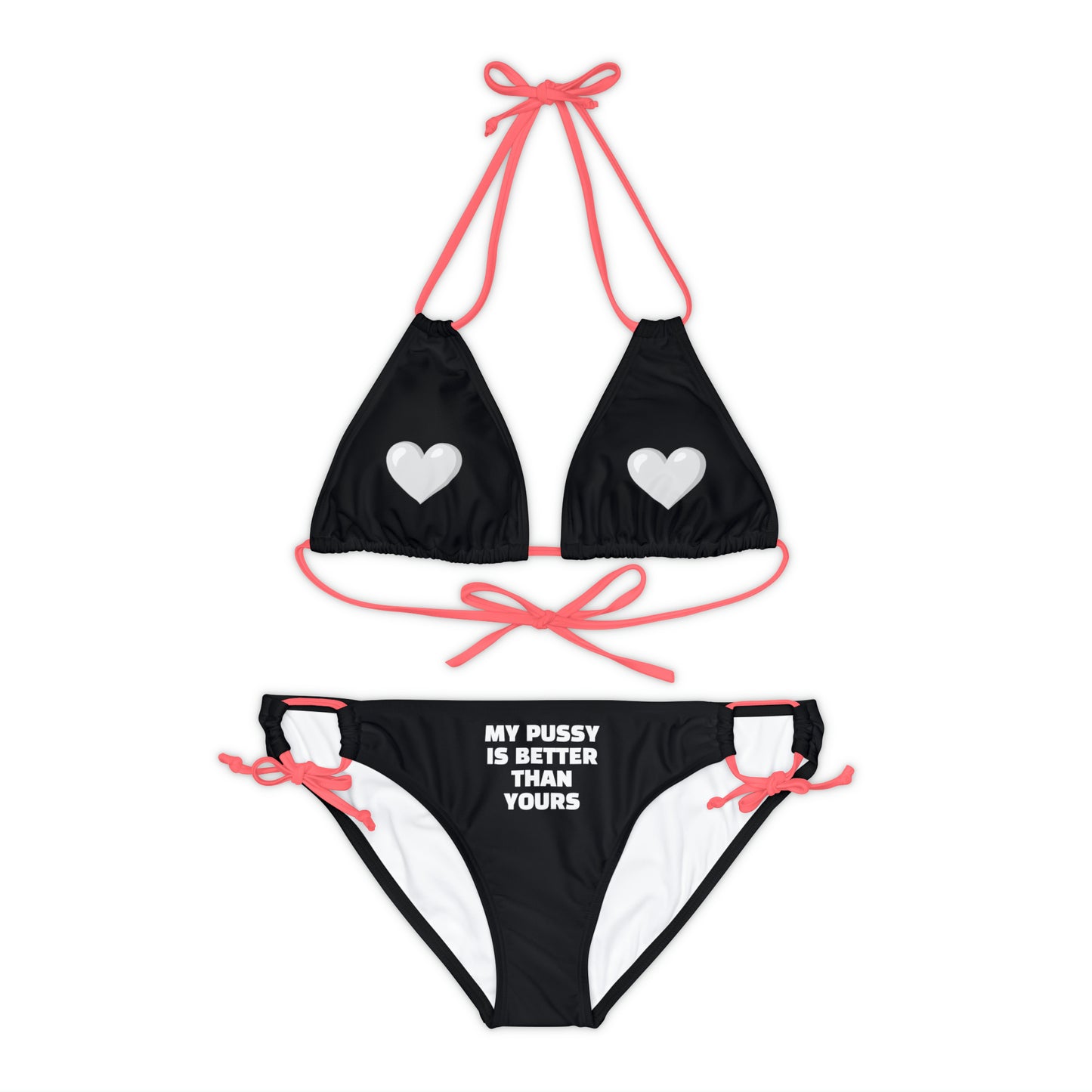 HELLO PEASANTS ™ Best Pussy Strappy Designer Bikini Set by @radakatz