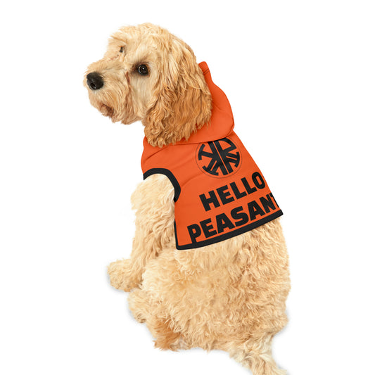 HELLO PEASANTS ™ Pet Hoodie by @radakatz