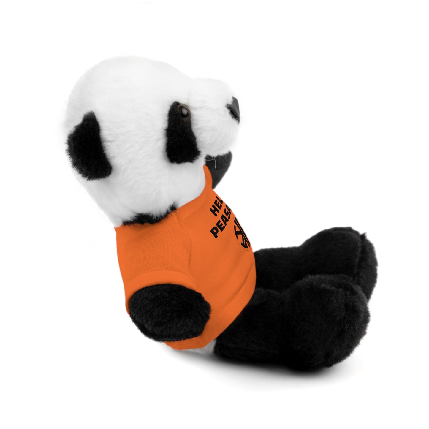 HELLO PEASANTS ™ Stuffed Animals with Rada Katz Logo Designer T-shirt by @radakatz
