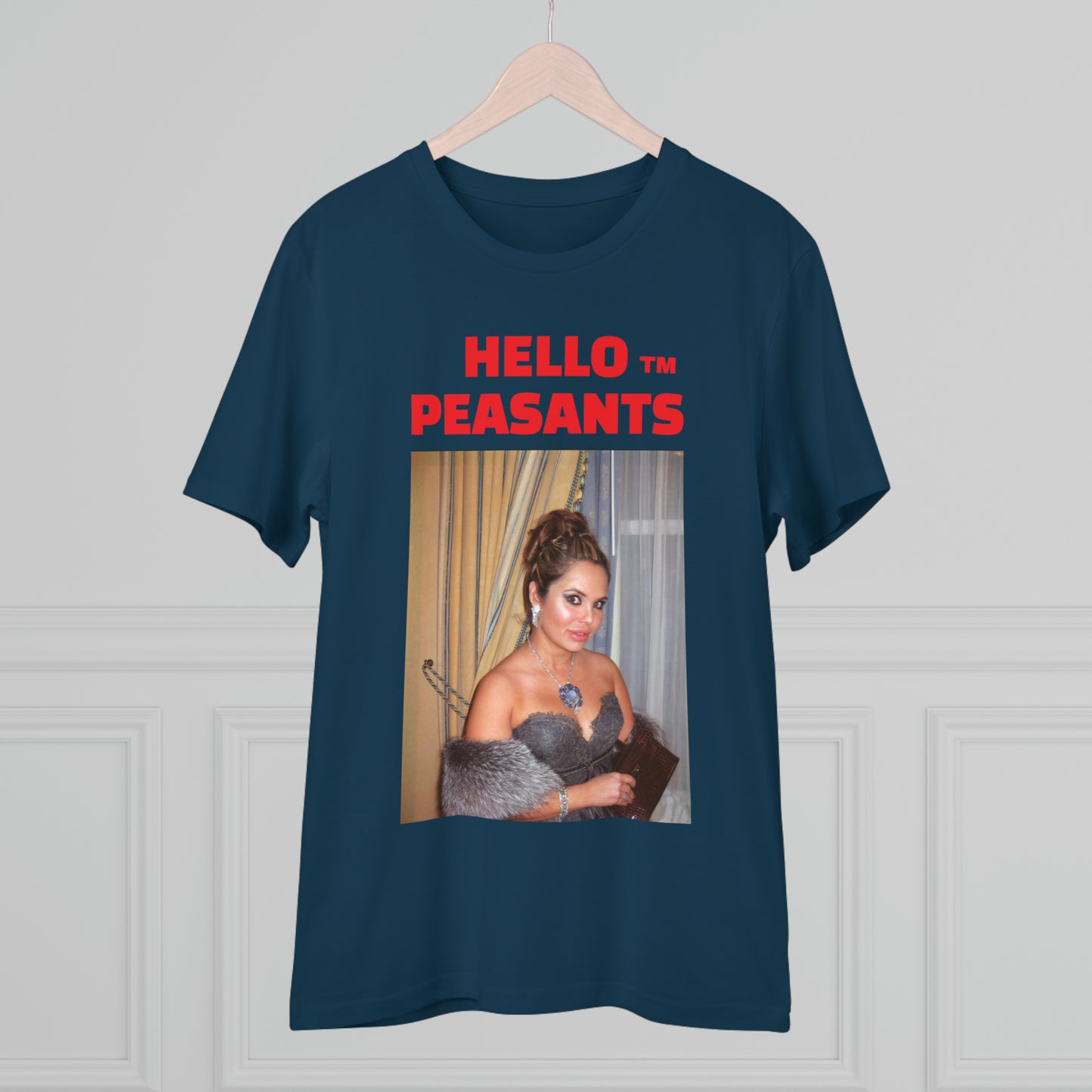 Queen Rada Katz Organic Cotton Unisex HELLO PEASANTS ™ T-shirt by @rardakatz