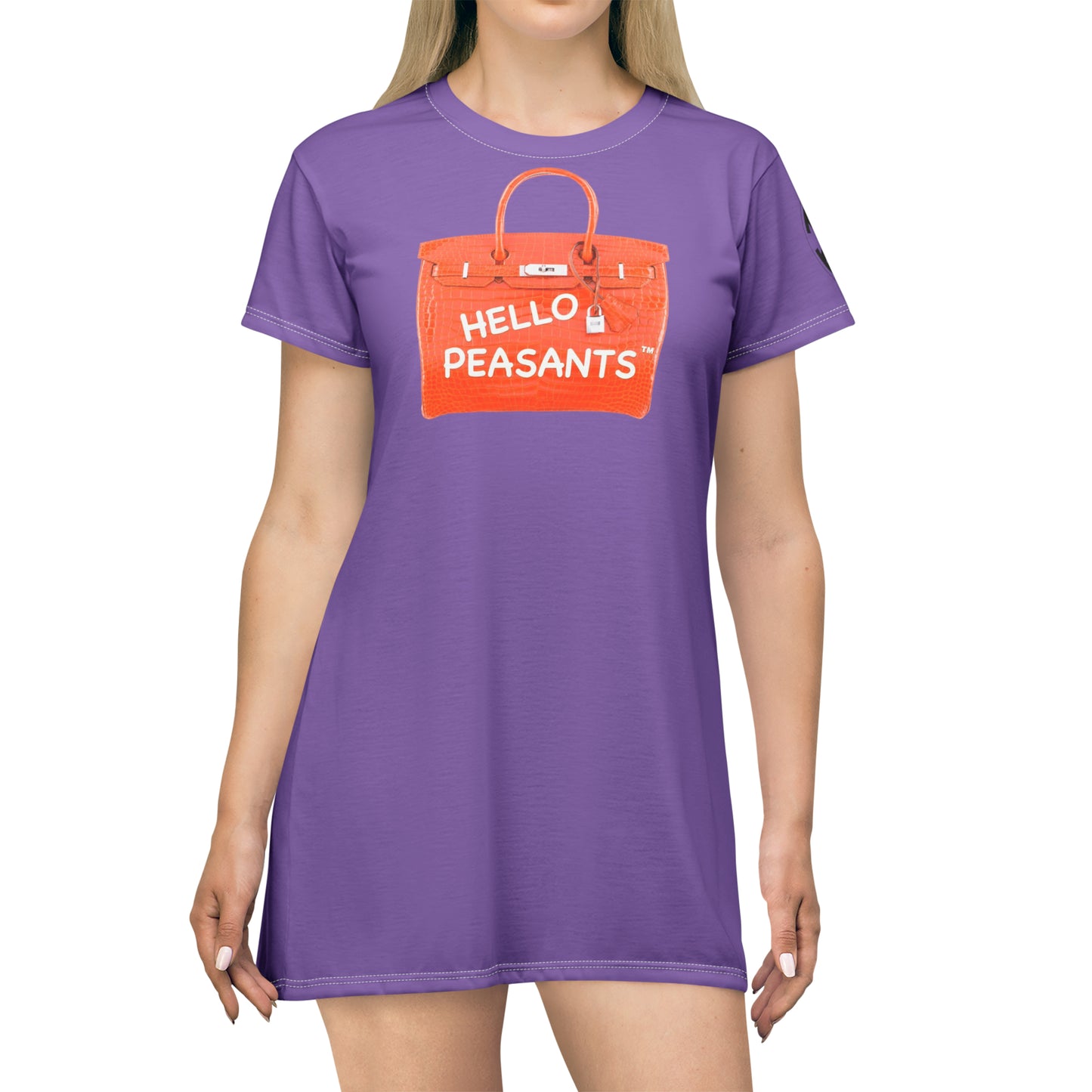 HELLO PEASANTS ™ T-Shirt Dress by @radakatz