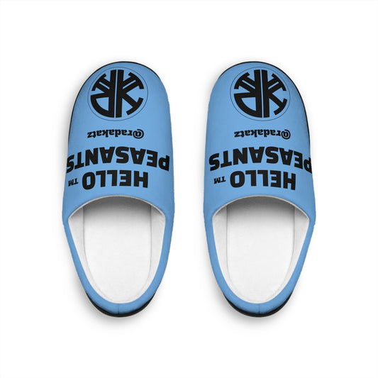 King Slippers with HELLO PEASANTS ™ Design by @radakatz