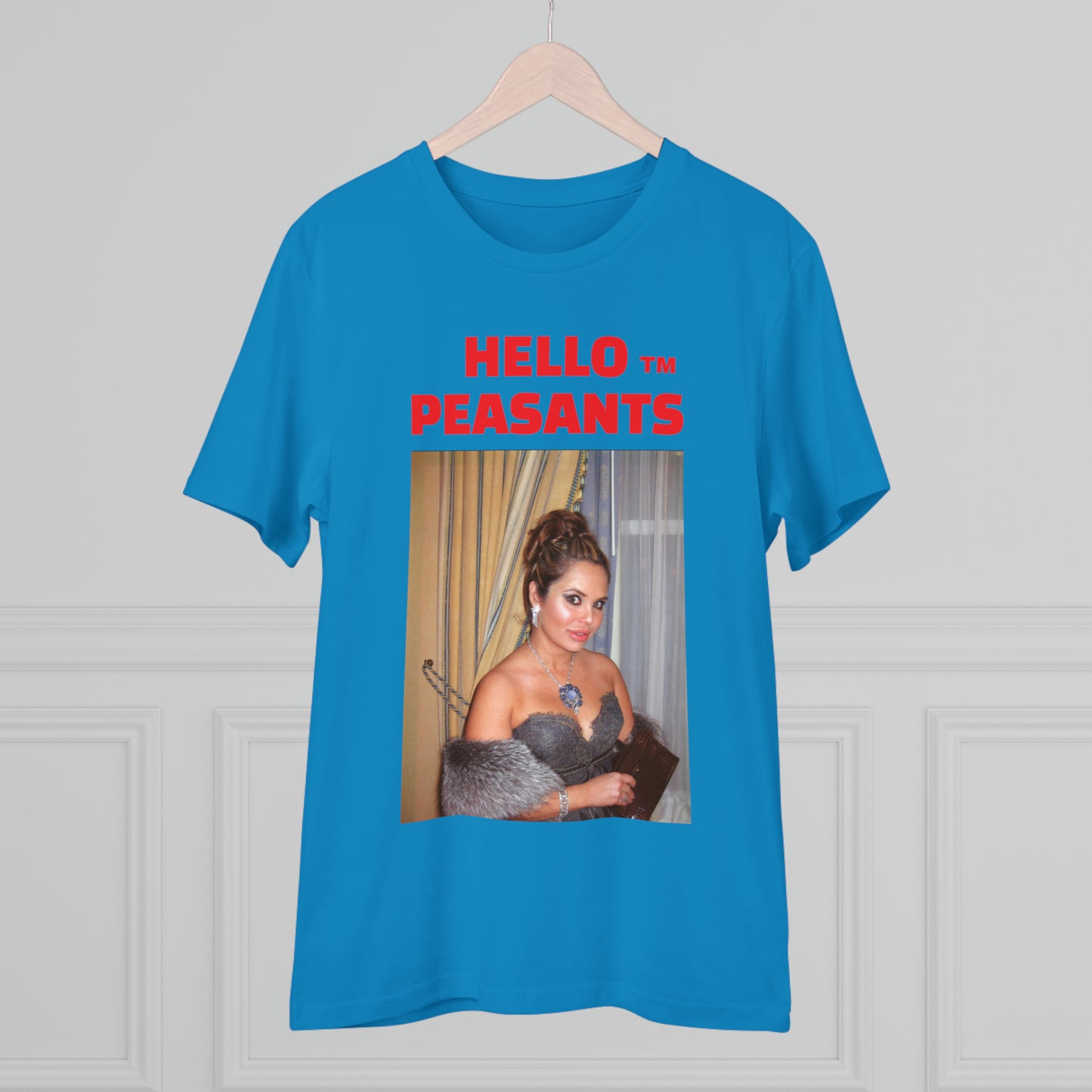 Queen Rada Katz Organic Cotton Unisex HELLO PEASANTS ™ T-shirt by @rardakatz