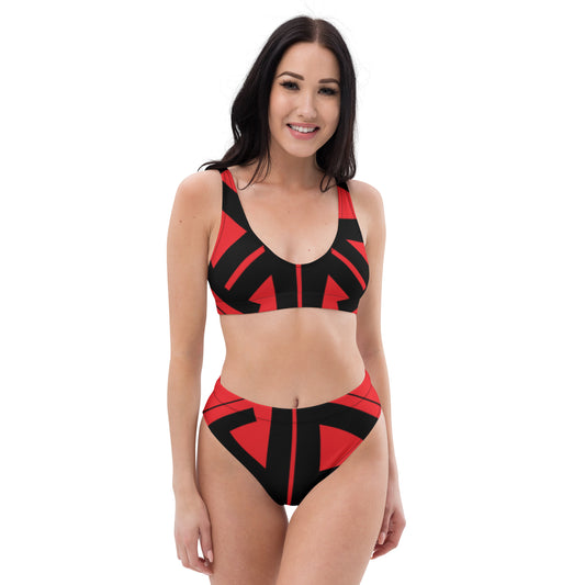 Red Hot Logo Hello Peasants ™ Bikini by @radakatz