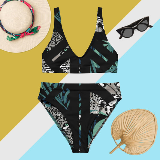 Purr-fect Designer Hello Peasants ™ high-waisted bikini by @radakatz