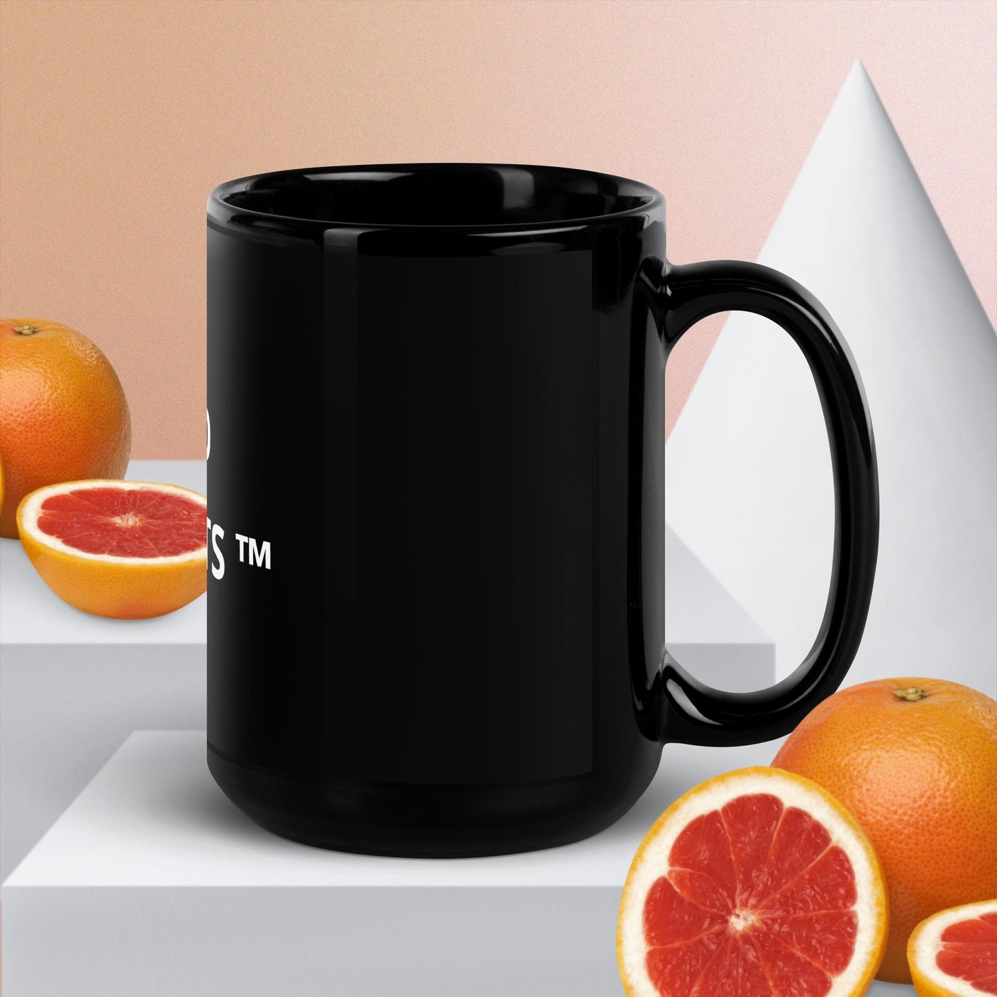 Sexy Black Hello Peasants ™ Glossy Designer Mug by @radakatz